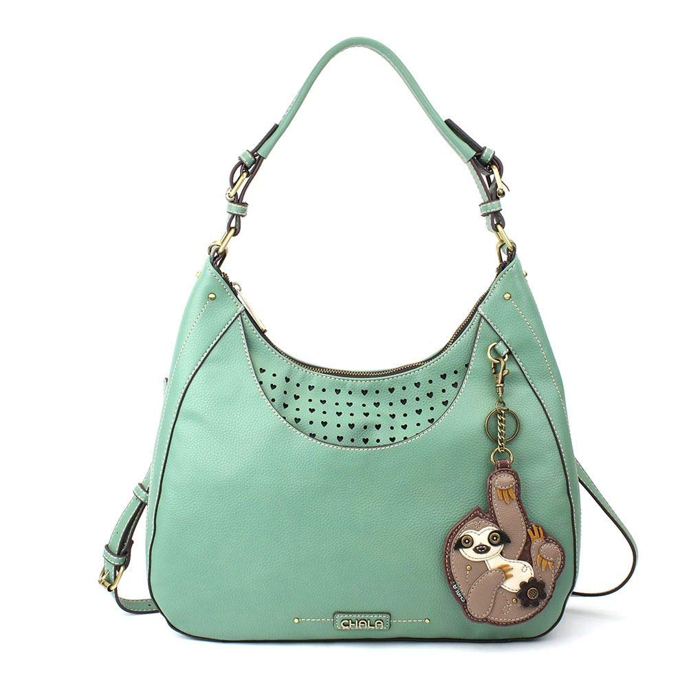 Chala Sloth Lovers Hobo Tote Shoulder Bag - Cute Sloth Print Handbag for Women, Perfect for Work, Travel & Casual Outings