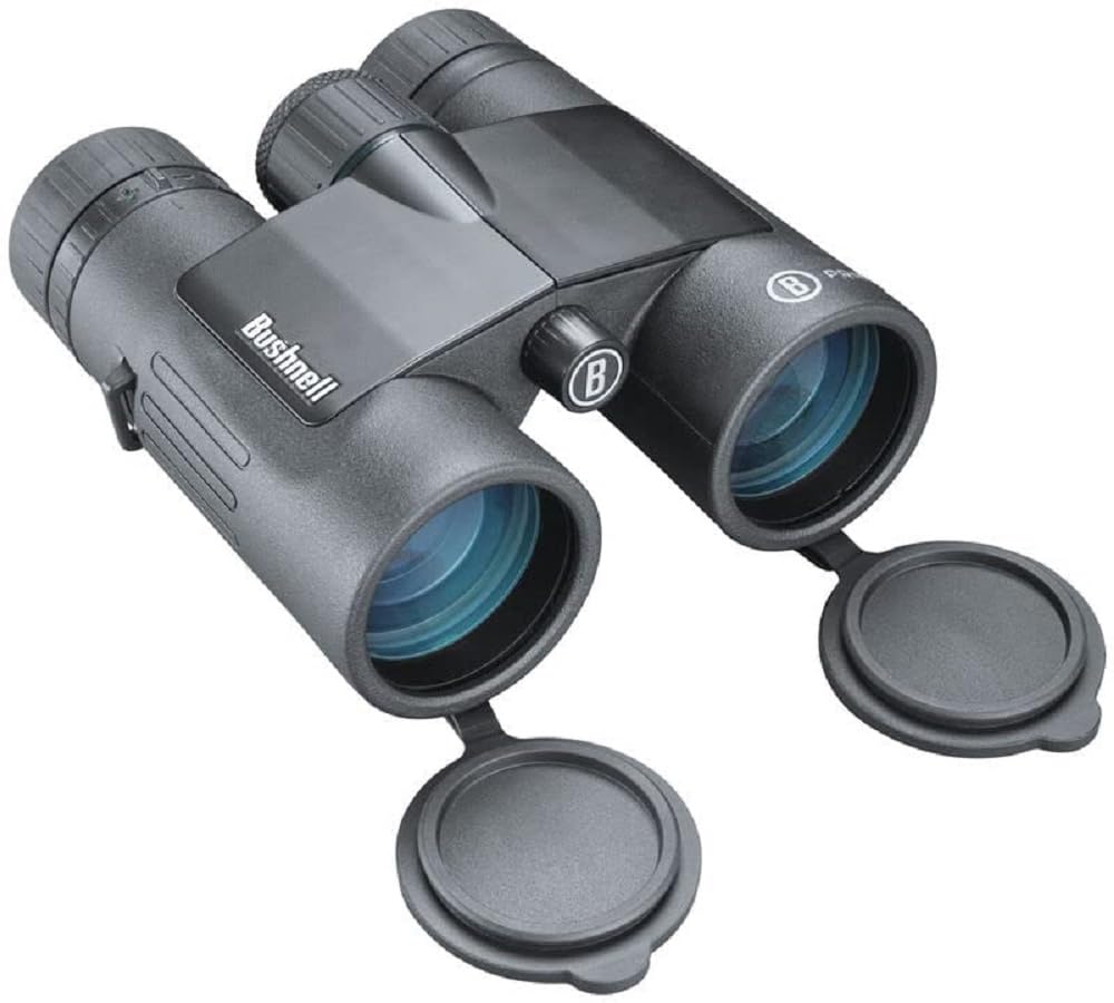 Bushnell Prime 10x42 Binoculars for Adults - Waterproof & Fogproof Hunting Binoculars - High Performance Optics for Bird Watching, Hiking, Concerts & Outdoor Activities (Black) - Perfect for Wildlife Observation and Travel Adventures