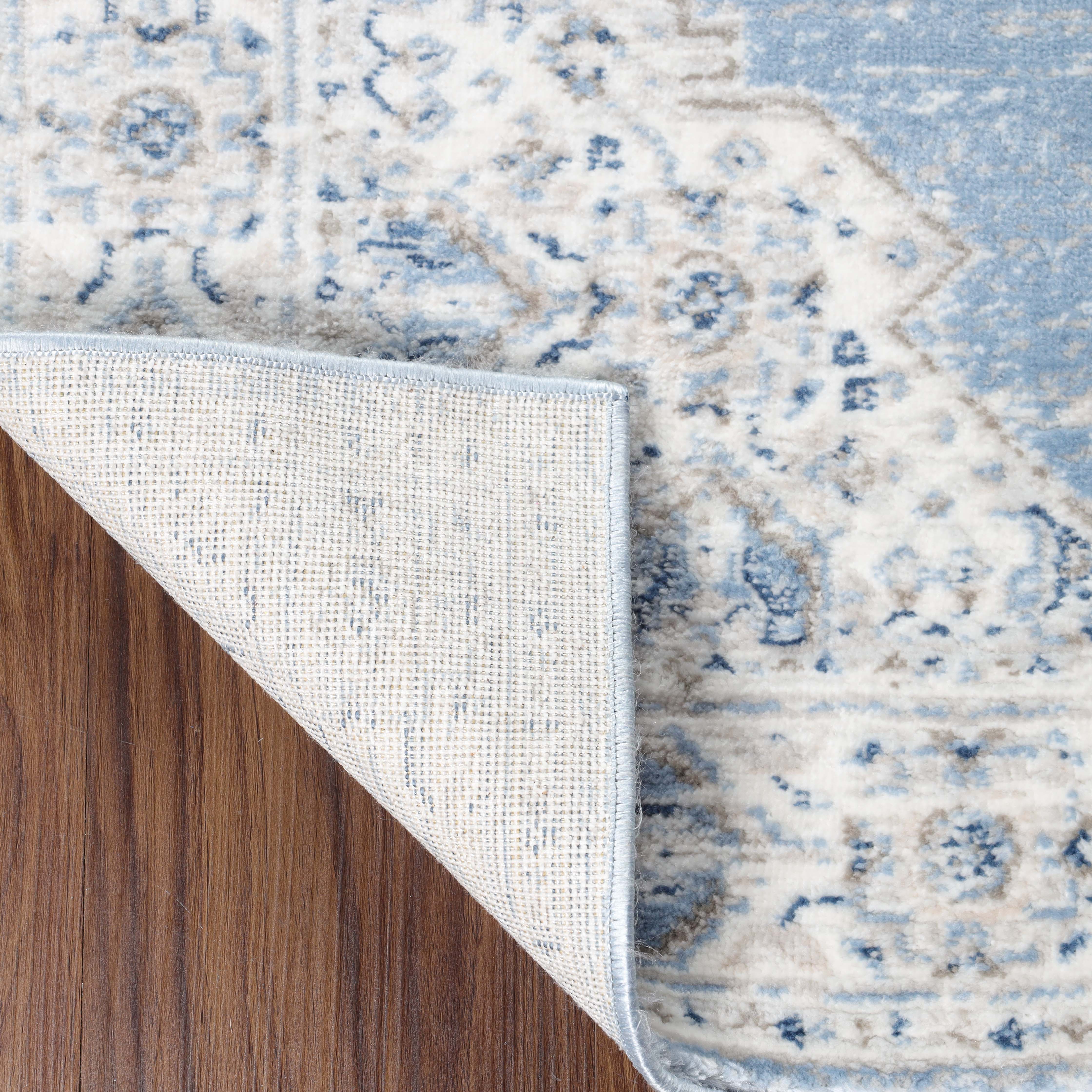 Kailani Modern Farmhouse Geometric Medallion Indoor Area Rug - Non-Slip Living Room Carpet, Bedroom Runner, Entryway Decor for Home & Office