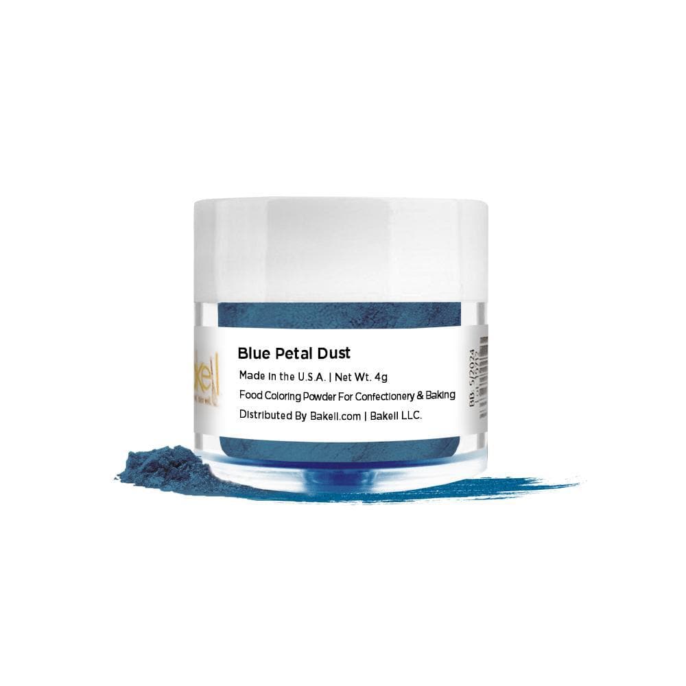 Blue Petal Dust - 4 Gram Jar | Edible Cake & Cookie Decorations for Baking, Wedding Cakes, Cupcakes & DIY Crafts