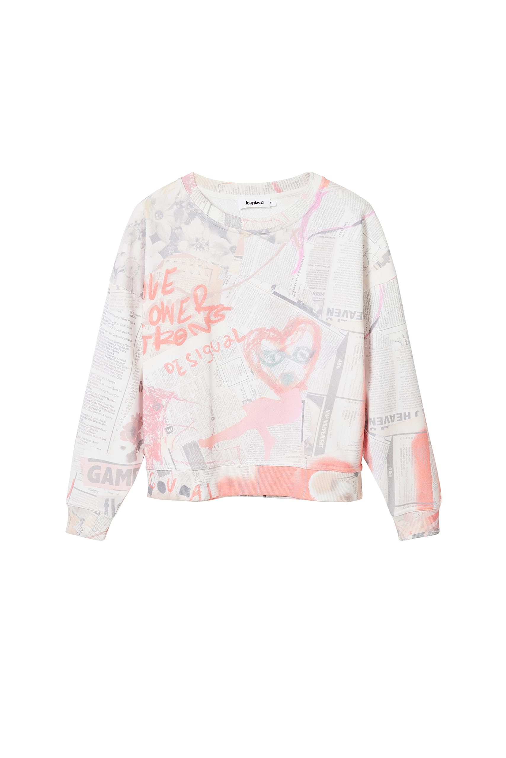 Desigual Women's Long Sleeve Knit Sweater - Soft Comfortable Pullover for Casual Wear, Office & Fall Outfits