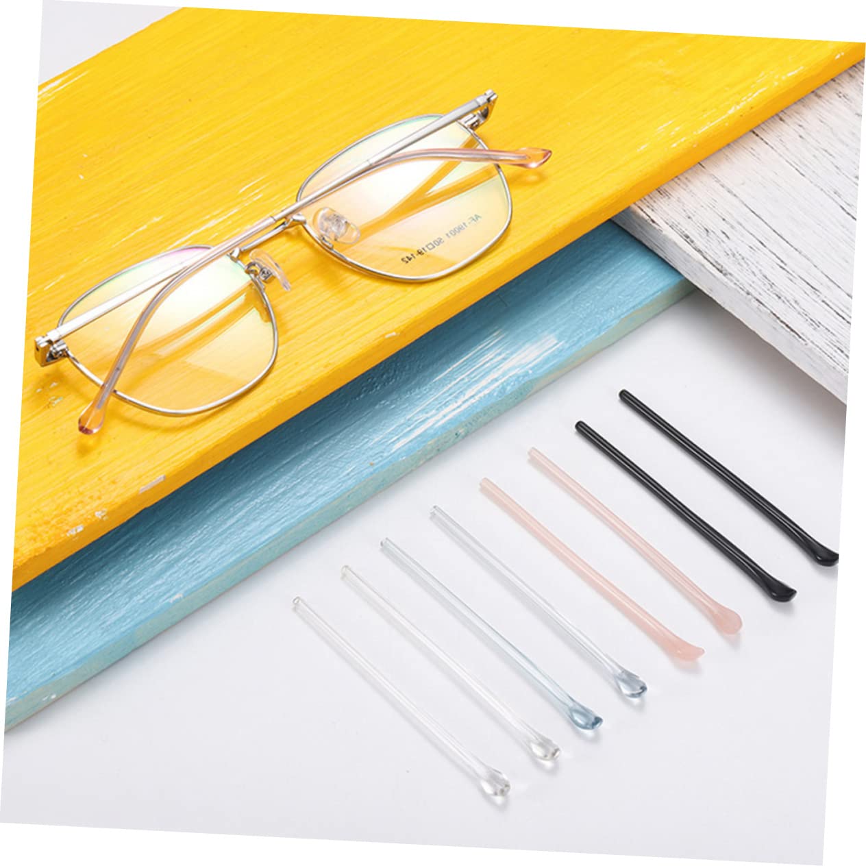 Gogogmee 10 Pack Kids Glasses Strap Holder, Anti-Slip Eyewear Retainer for Children, Adjustable Glasses Ear Hooks for Sports, Reading & School Activities