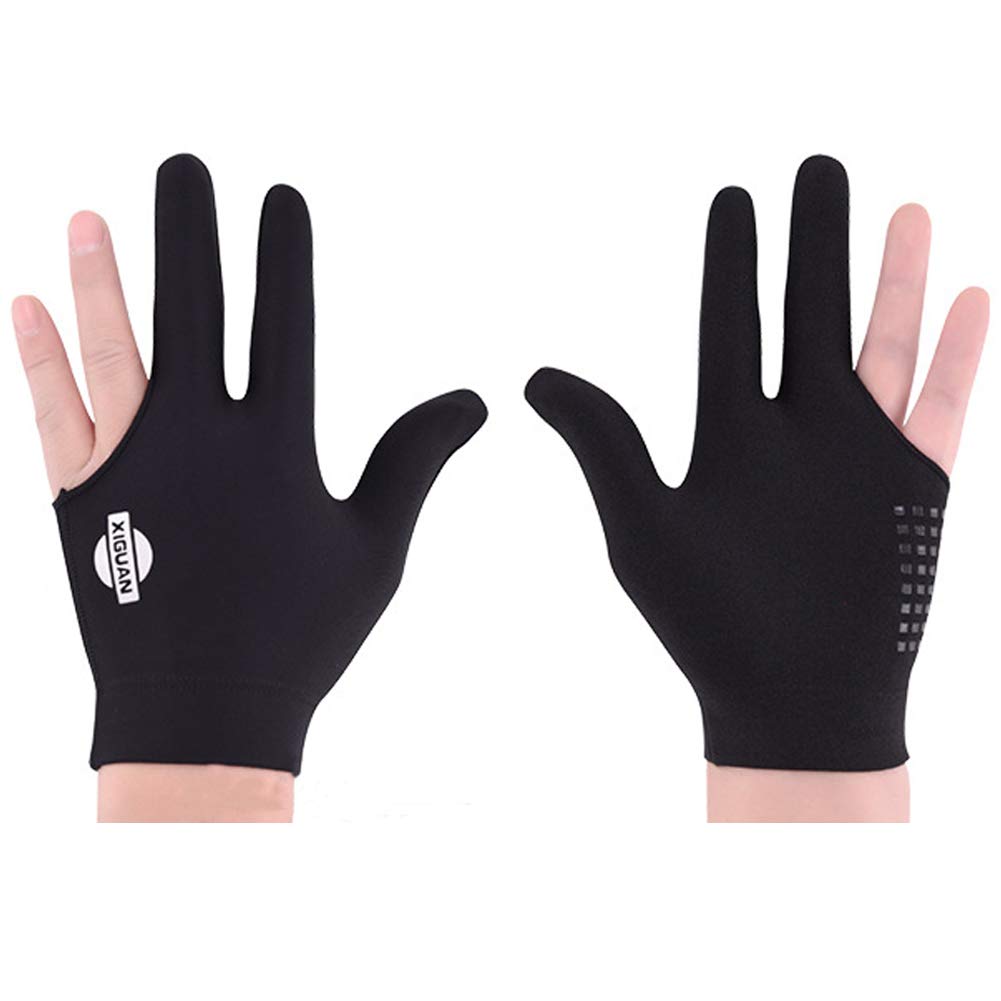 Premium Snooker & Pool Billiard Gloves for Left & Right Hand - Breathable & Anti-Slip Design for Professional Players & Home Game Use