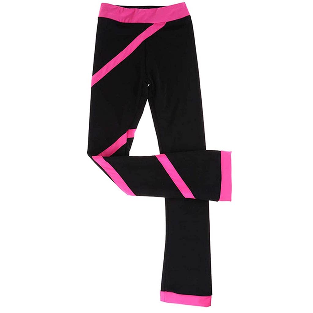Women's Fleece Figure Skating Pants - Warm Practice Tights for Ice Skating