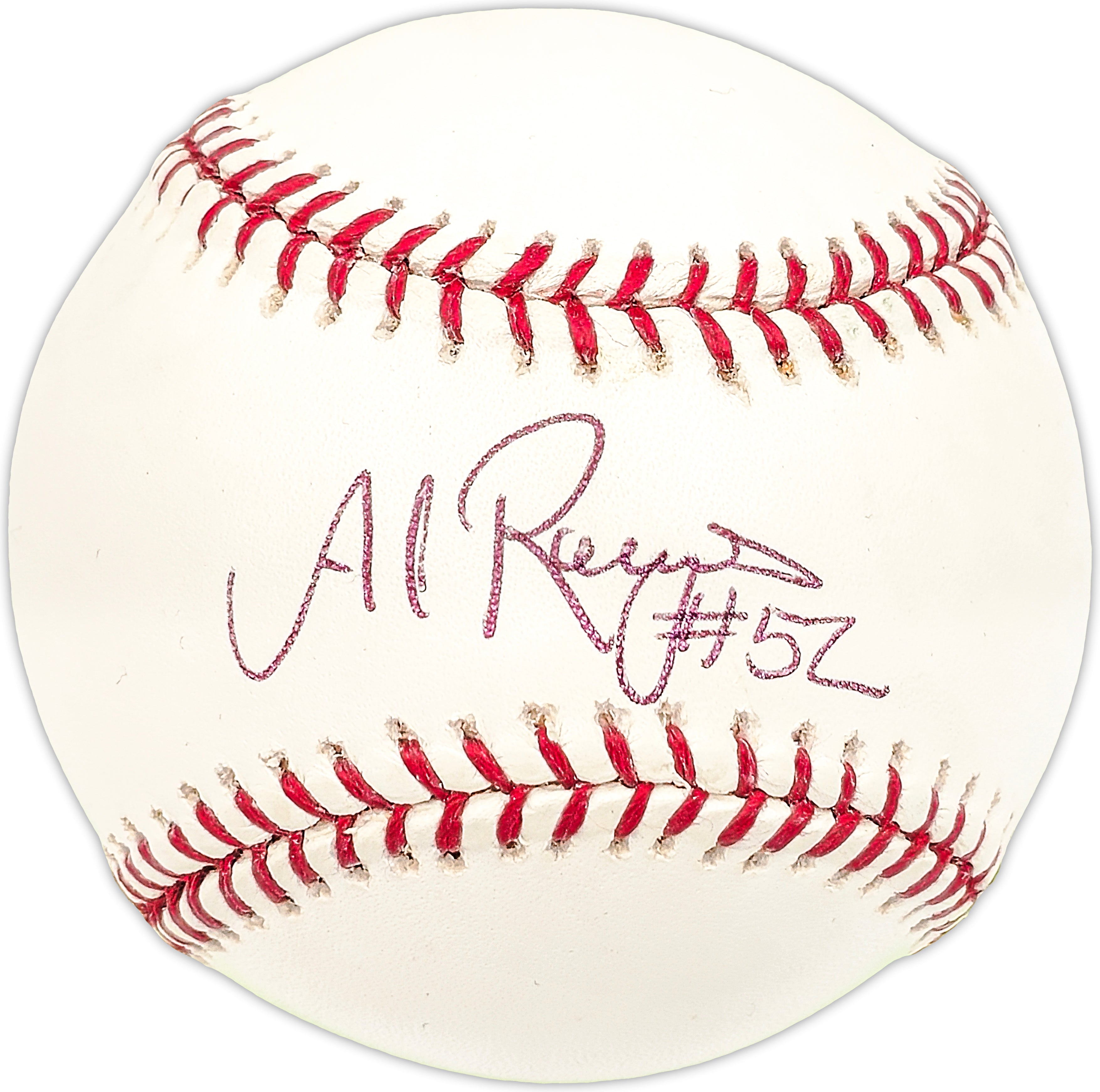Authentic Al Reyes Autographed MLB Baseball - Pittsburgh Pirates & New York Yankees Memorabilia - Perfect for Sports Collectors and Baseball Fans Display