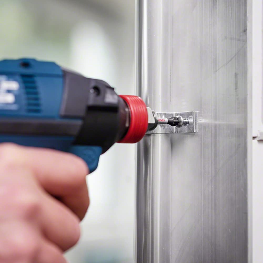 Bosch Professional 8pcs. Double Screwdriver Bit Set - Impact Control PH/PZ Bits, 110mm Length, Pick and Click for Impact Drills - Perfect for DIY Projects and Professional Construction Work