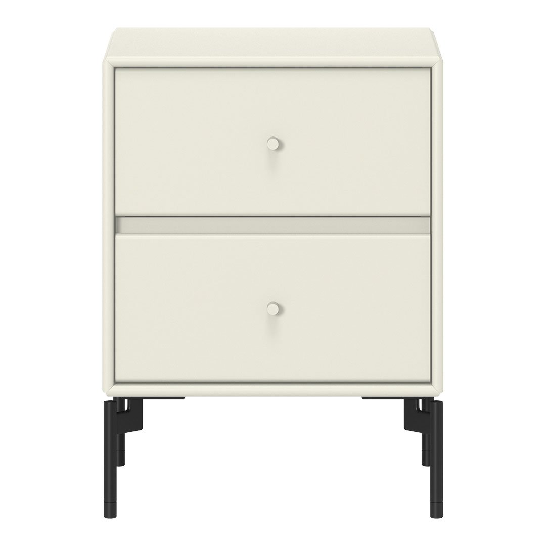 Modern Wooden Drift Bedside Table with Sturdy Legs - Perfect for Bedroom, Living Room, or Office Nightstand