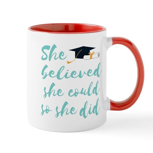 White/Red Inside - Graduation Gift Mugs