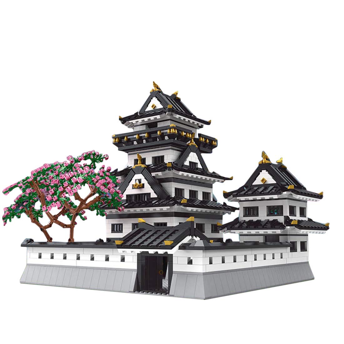 MAYS 3086-Piece Modular Building Set - Himeji Castle Japanese Architecture Model | DIY MOC Construction Toy Blocks | Compatible with Lego | Perfect for Collectors & History Enthusiasts | Home Decor & Creative Play