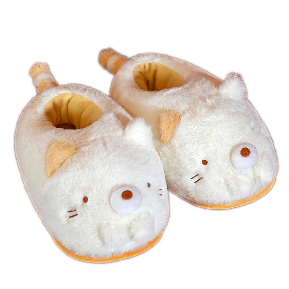 Women's Bear Plush Slippers - Cozy Furry Indoor/Outdoor House Shoes with Non-Slip Sole | Perfect for Winter, Lounge Wear, and Gift Giving