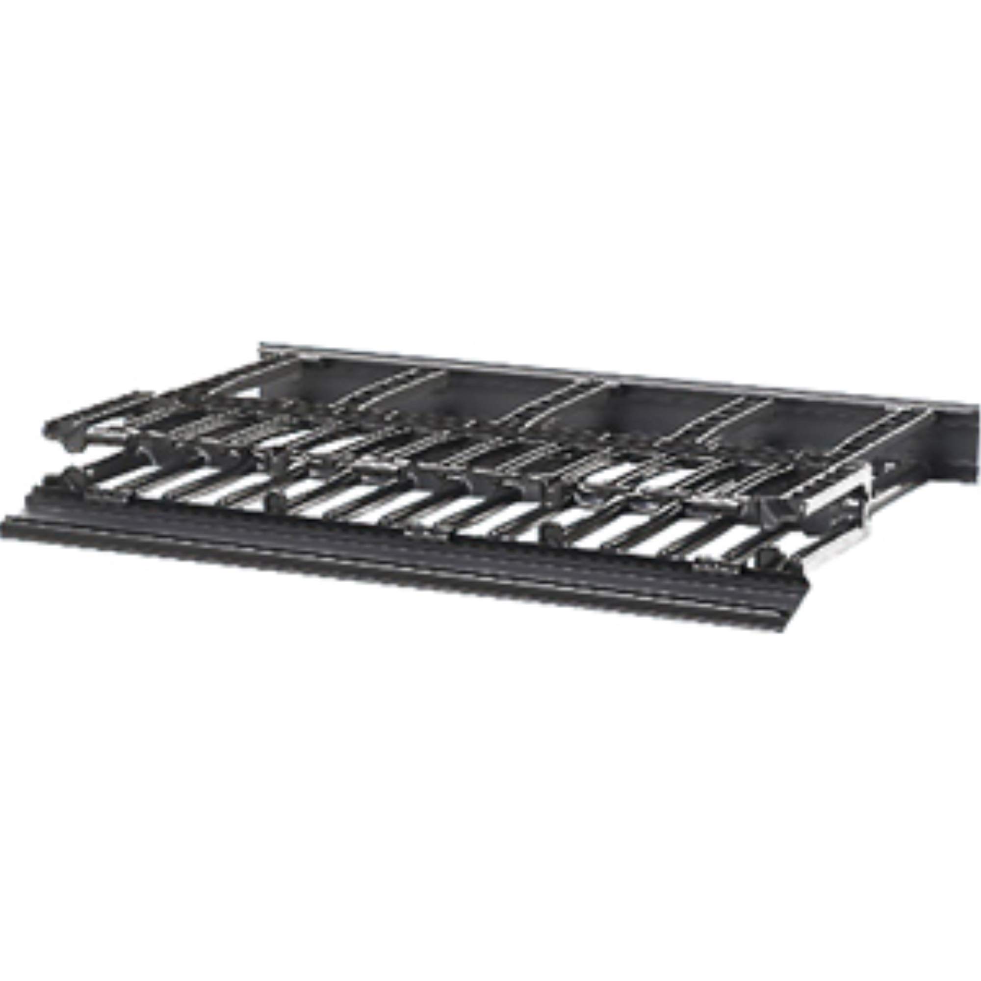 Panduit NM1 Horizontal Cable Manager - Black | Cable Management for Data Centers & Office Networks | Organize & Protect Network Cables Efficiently