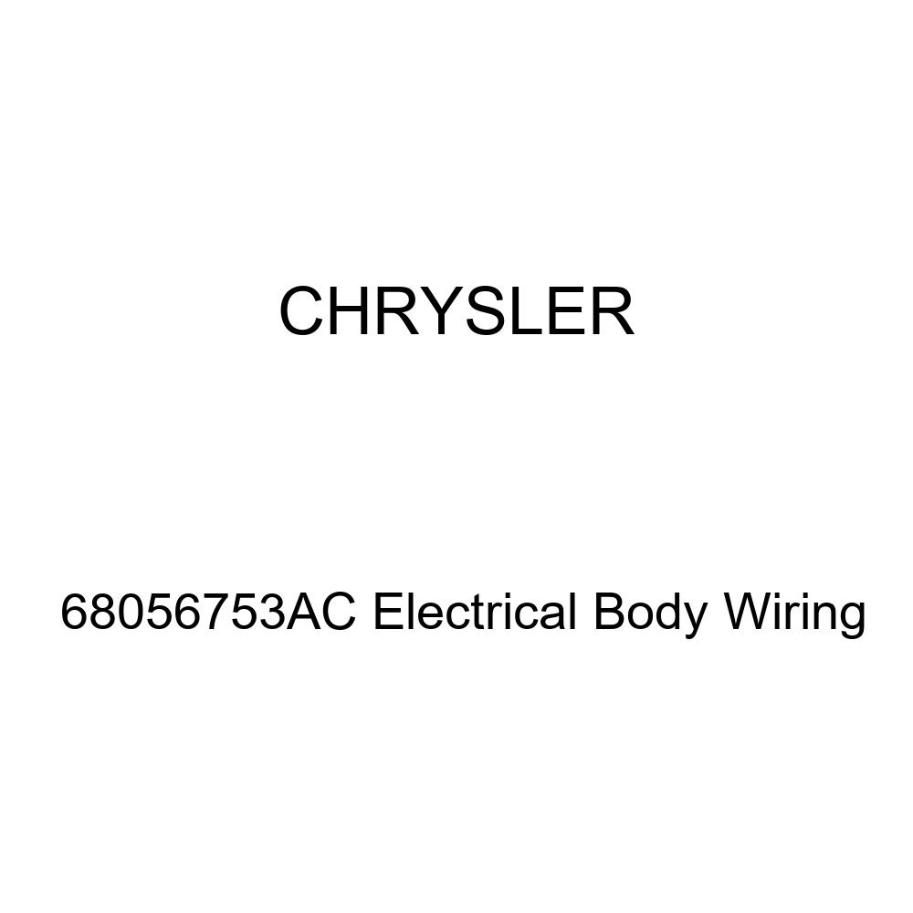 Genuine Chrysler 68056753AC Electrical Body Wiring Harness - Replacement Auto Parts for Dodge Ram 1500 2500 3500 - Perfect for Electrical System Repair & Vehicle Maintenance
