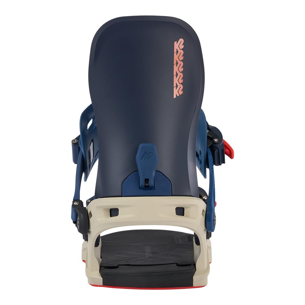 K2 Snowboard Bindings for Men - Adjustable Strap & Highback for All-Mountain Riding - Perfect for Freestyle, Powder & Park Snowboarding
