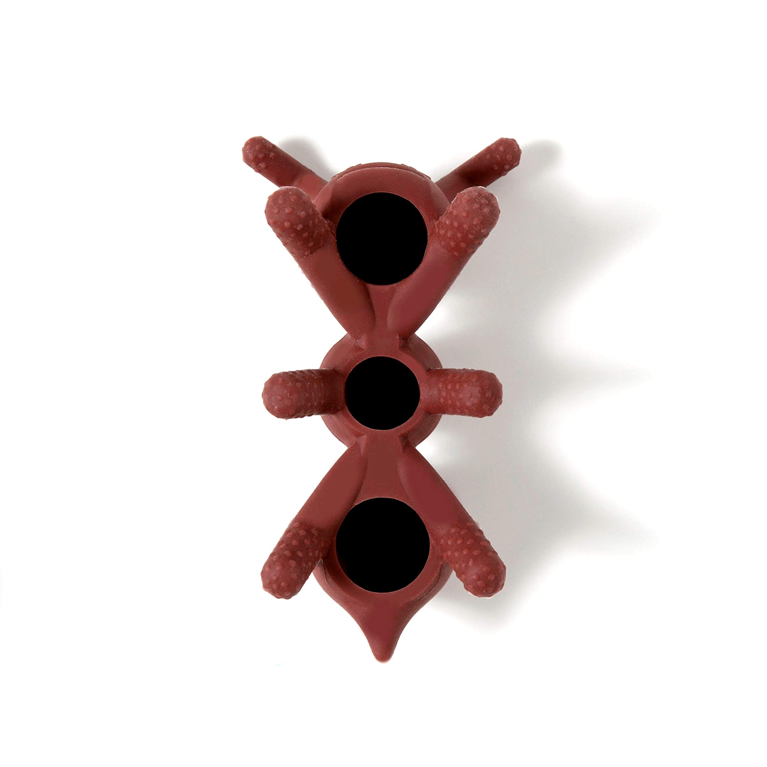 Doddle & Co. The Chew Ant Teether with Poppable Bubbles - Soothing Teething Toy for Babies & Toddlers | Soft Silicone Sensory Fidget Toy for Oral Development | Easy to Hold & Grab | Perfect Baby Shower Gift for Newborns (Pack of 1) | Use for Teething Relief, Sensory Play & Early Learning