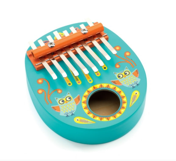 Animambo Kalimba - 17 Key Thumb Piano Musical Instrument for Kids & Beginners | Portable Wooden Mbira with Songbook & Tuning Hammer | Perfect for Home, Classroom & Outdoor Music Play