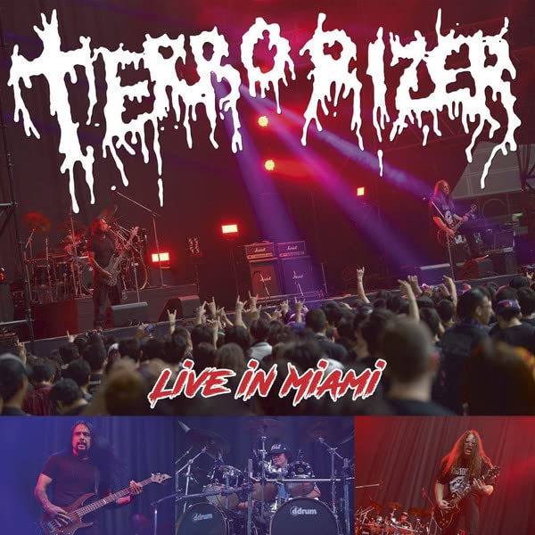 TERRORIZER - Live in Miami Limited Edition Red Colored Vinyl LP | Punk Metal Music Record for Collectors & Music Lovers | Perfect for Home Listening, Gifts & Vinyl Collections