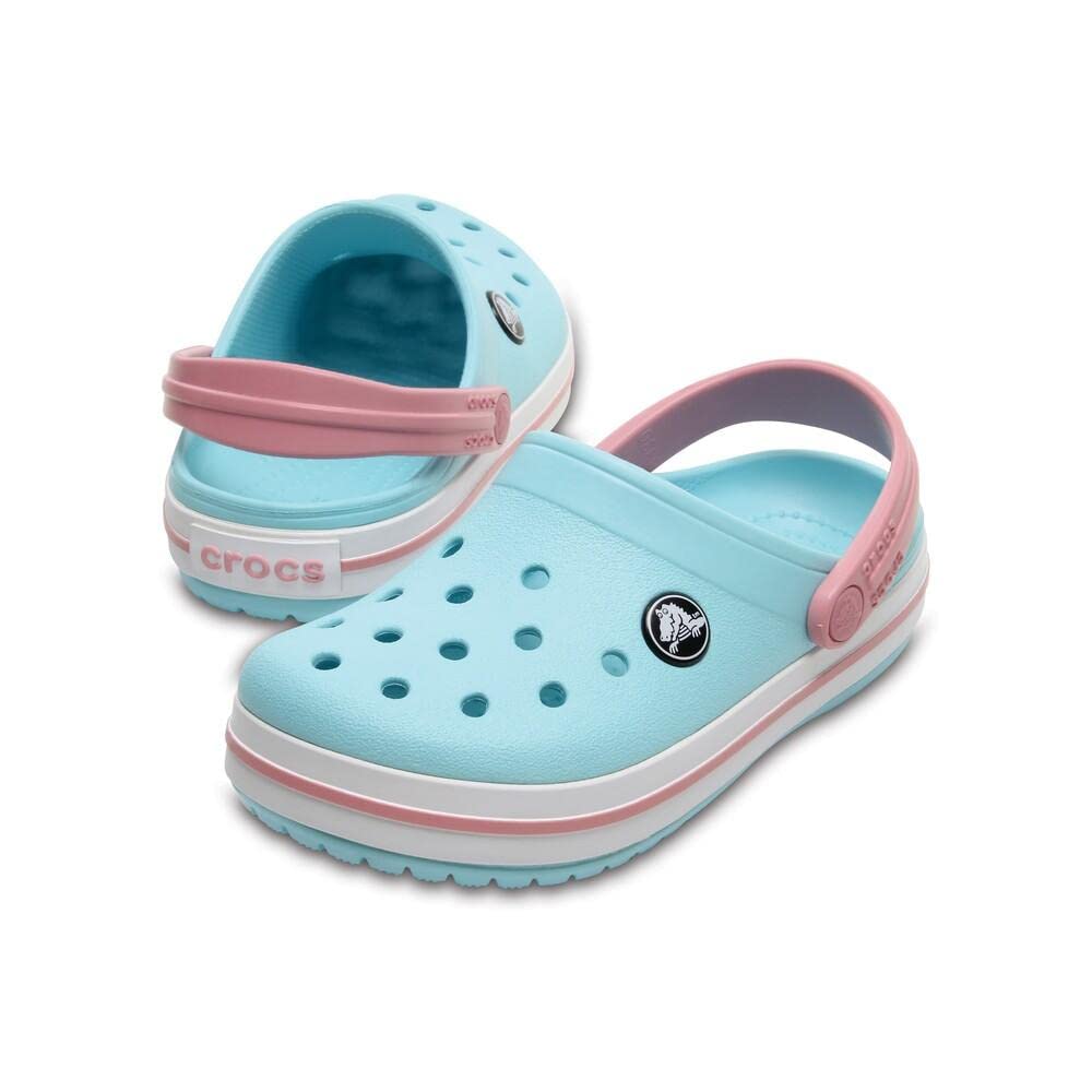 Crocs Unisex Kids' Crocband Clogs - Comfortable Lightweight Slip-On Water Shoes for Boys & Girls, Perfect for Beach, Pool, Garden & Indoor Play