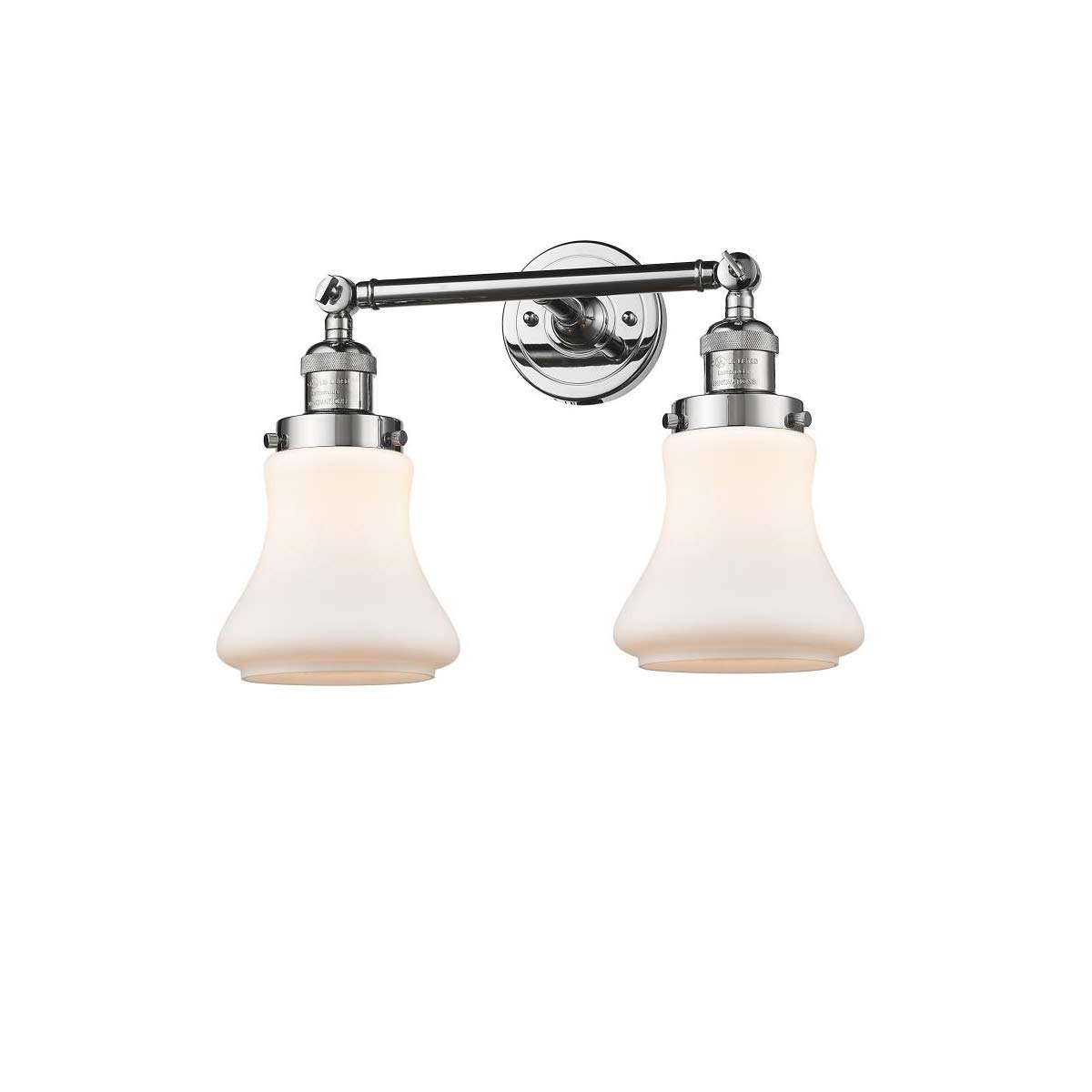 Polished Chrome Bathroom Vanity Light Fixture - 17