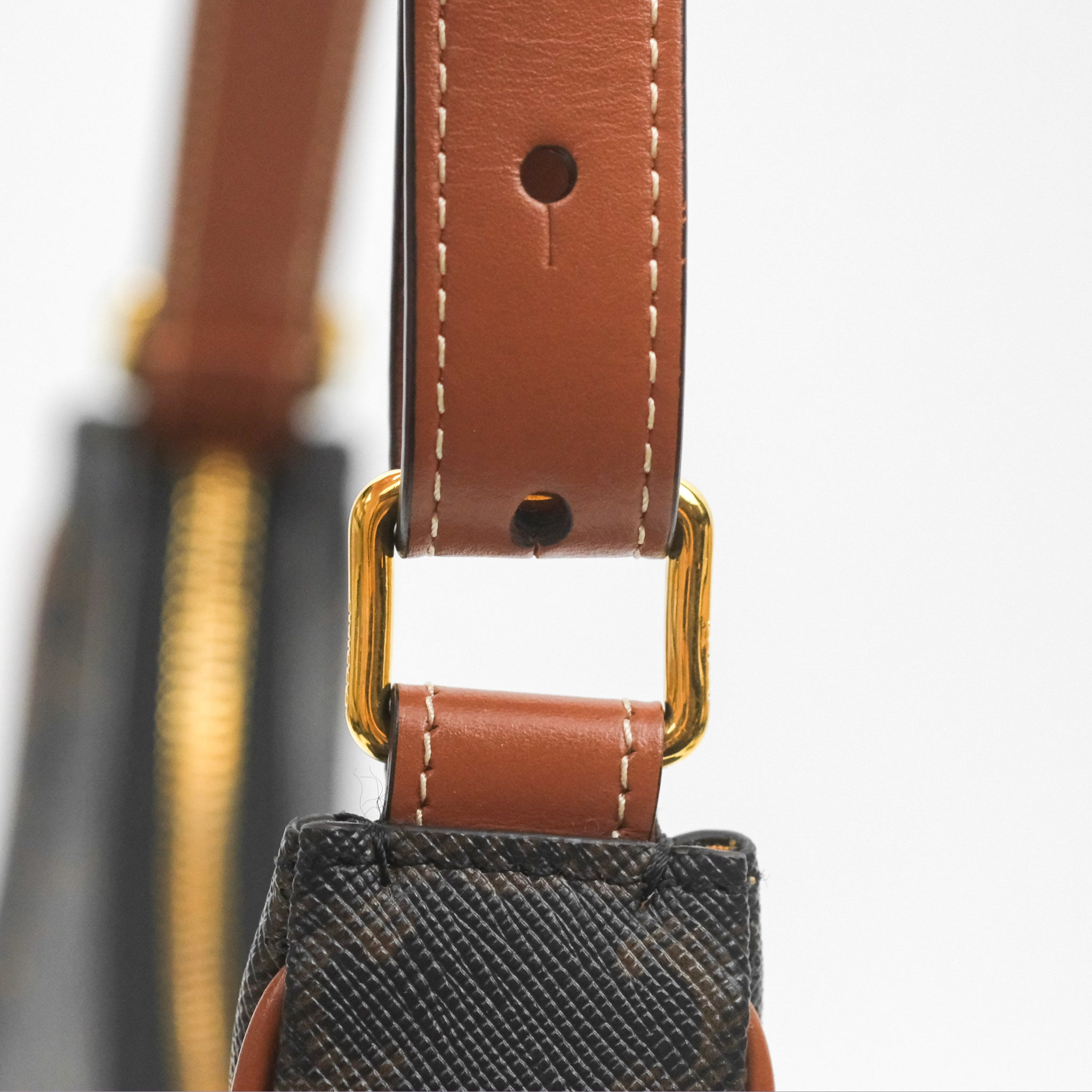 Celine Ava Bag in Triomphe Canvas & Calfskin Leather - Tan Crossbody Shoulder Bag for Women | Perfect for Work, Travel & Everyday Use