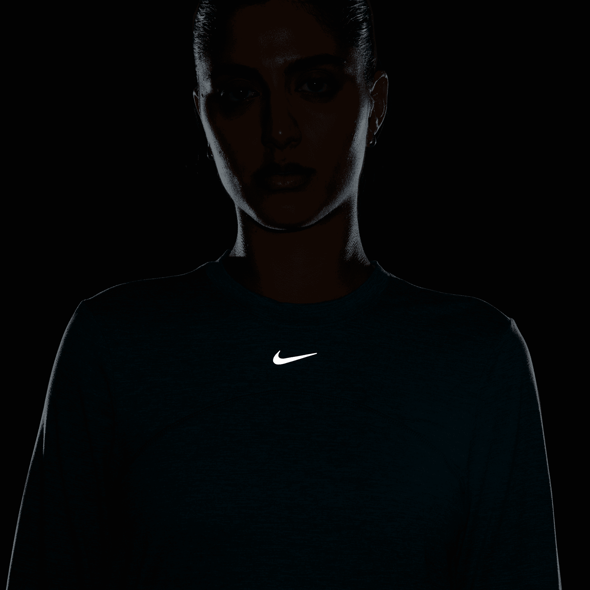 Nike Women's DRI-FIT Swift Element UV Protection Running Shirt - Breathable, Moisture-Wicking Workout Top (Geode Teal/Clear Jade II/Reflective Silver) | Perfect for Jogging, Gym Training & Outdoor Sports