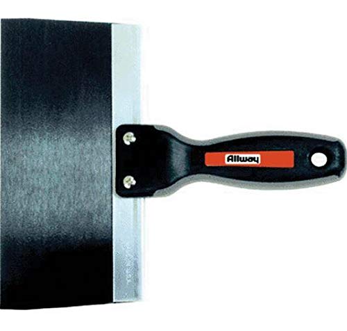 ALLWAY TOOLS TK12 12-Inch Blue Steel Tape Knife with Solid Handle & Non-Slip Rubber Grip - Pack of 20 - Perfect for Drywall, Painting, Scraping & DIY Home Improvement Projects