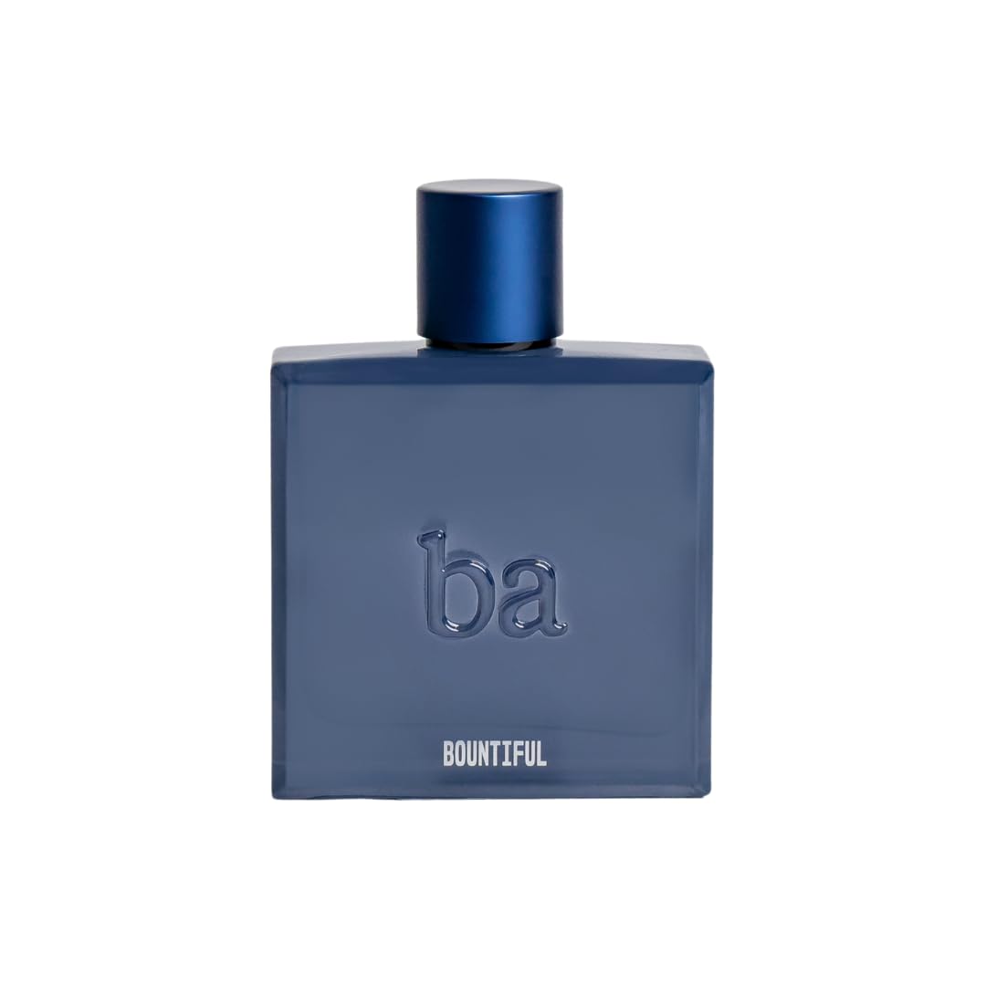 Blu Atlas Bountiful Cologne for Men - 1.4 oz/100 ml Vegan Eau de Parfum | Refreshing & Sophisticated Fragrance | Perfect for Date Nights, Office Wear & Special Occasions