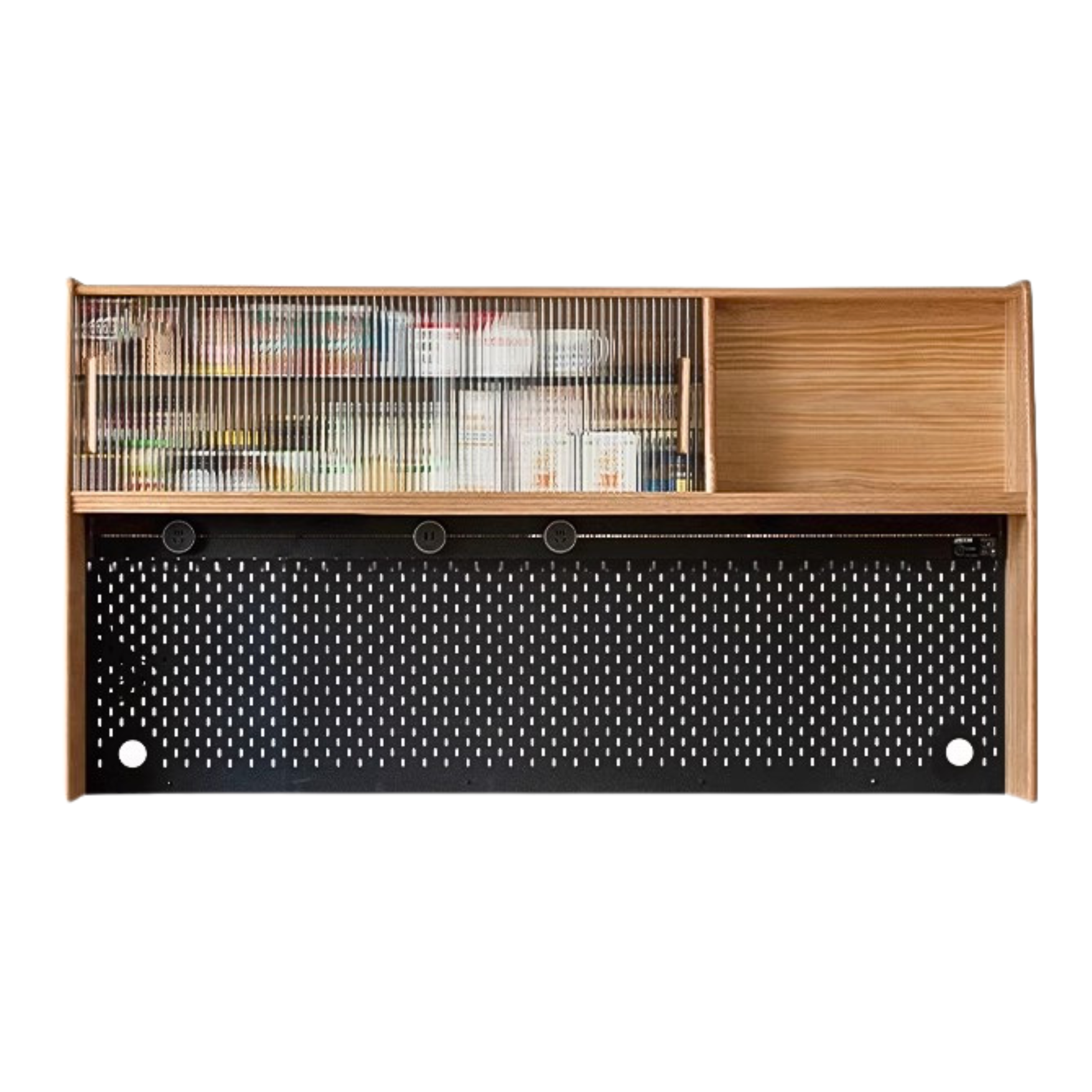 out of stock 58.7x9.8x36.2 inch / 149x25.8x92сm/ Natural wood color/ sideboard shelf + Deshen electric rail economical version