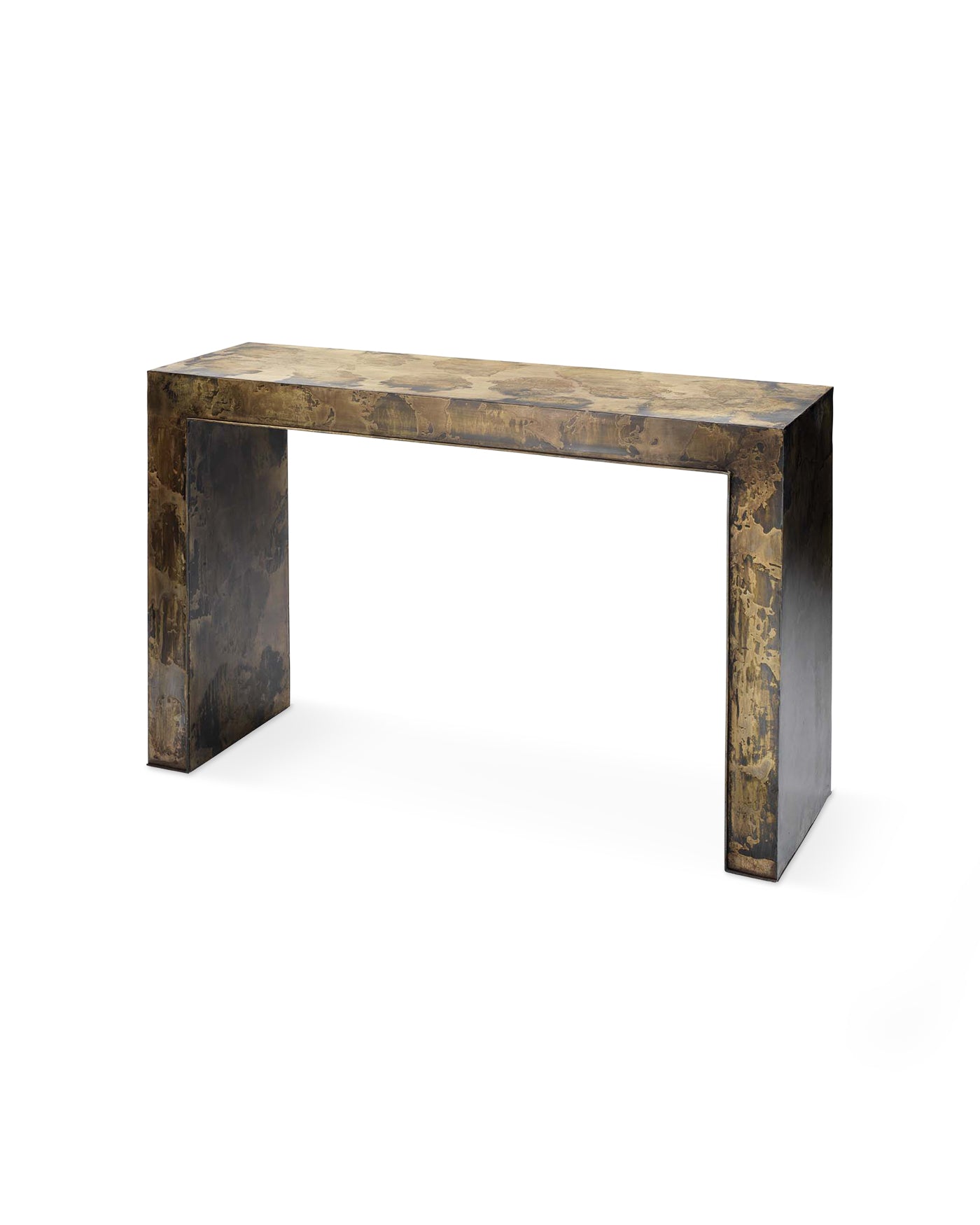 Charlemagne Console Table - Elegant Entryway Table with Wooden Frame & Marble Top - Perfect for Hallway, Living Room & Home Decor
