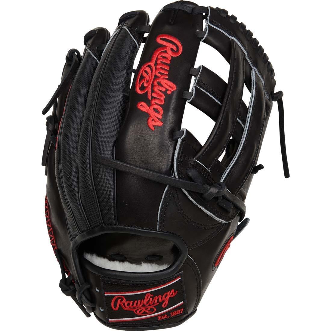 Rawlings Pro Preferred 12.75 Inch Outfield Baseball Glove - RPROS3039 6BSS | Premium Leather Glove for Baseball Players | Perfect for Outfield Training & Games