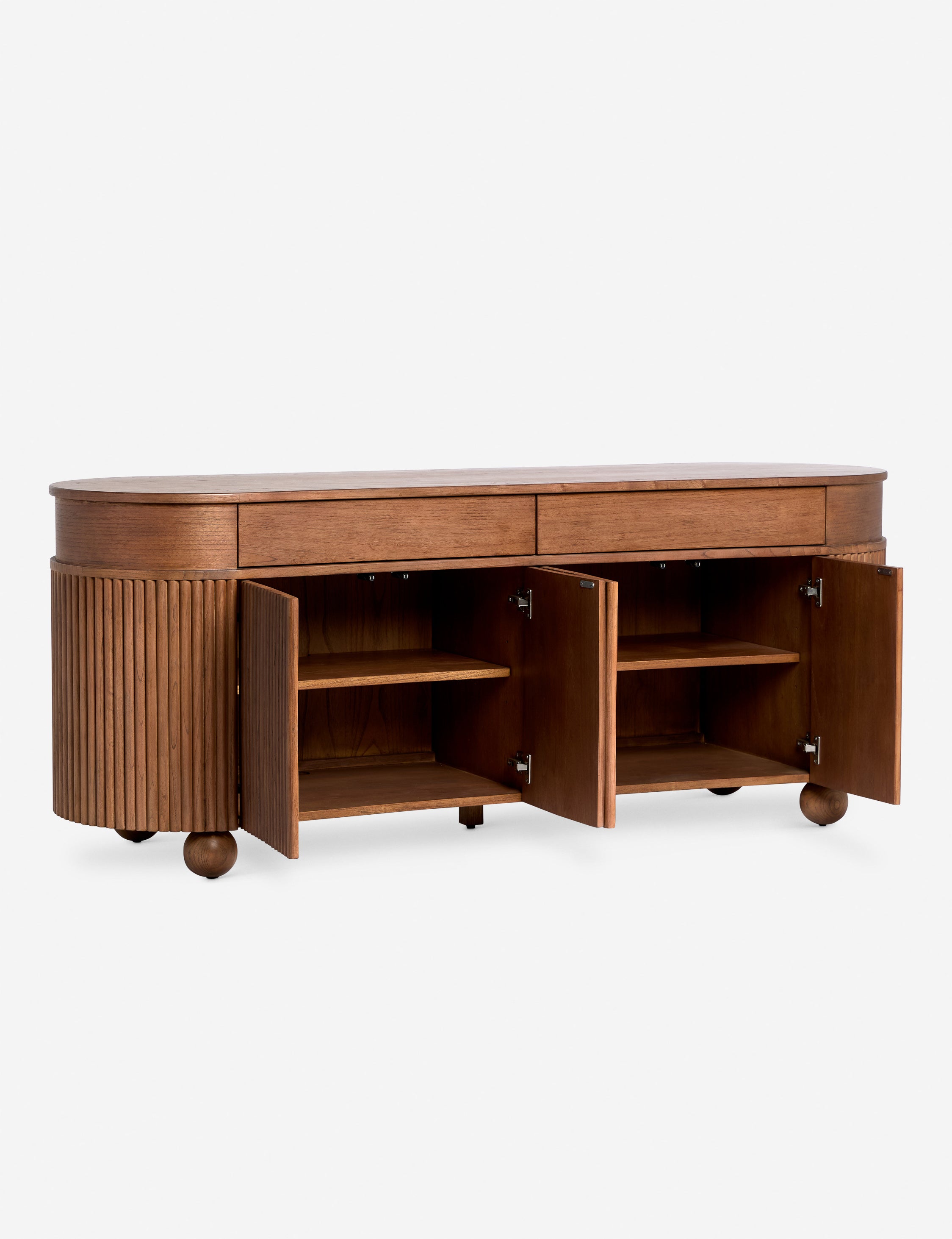 Modern Sideboard with Storage - Elegant Media Console for Living Room, Bedroom & Entryway - Perfect for Organizing Books, Electronics & Home Decor