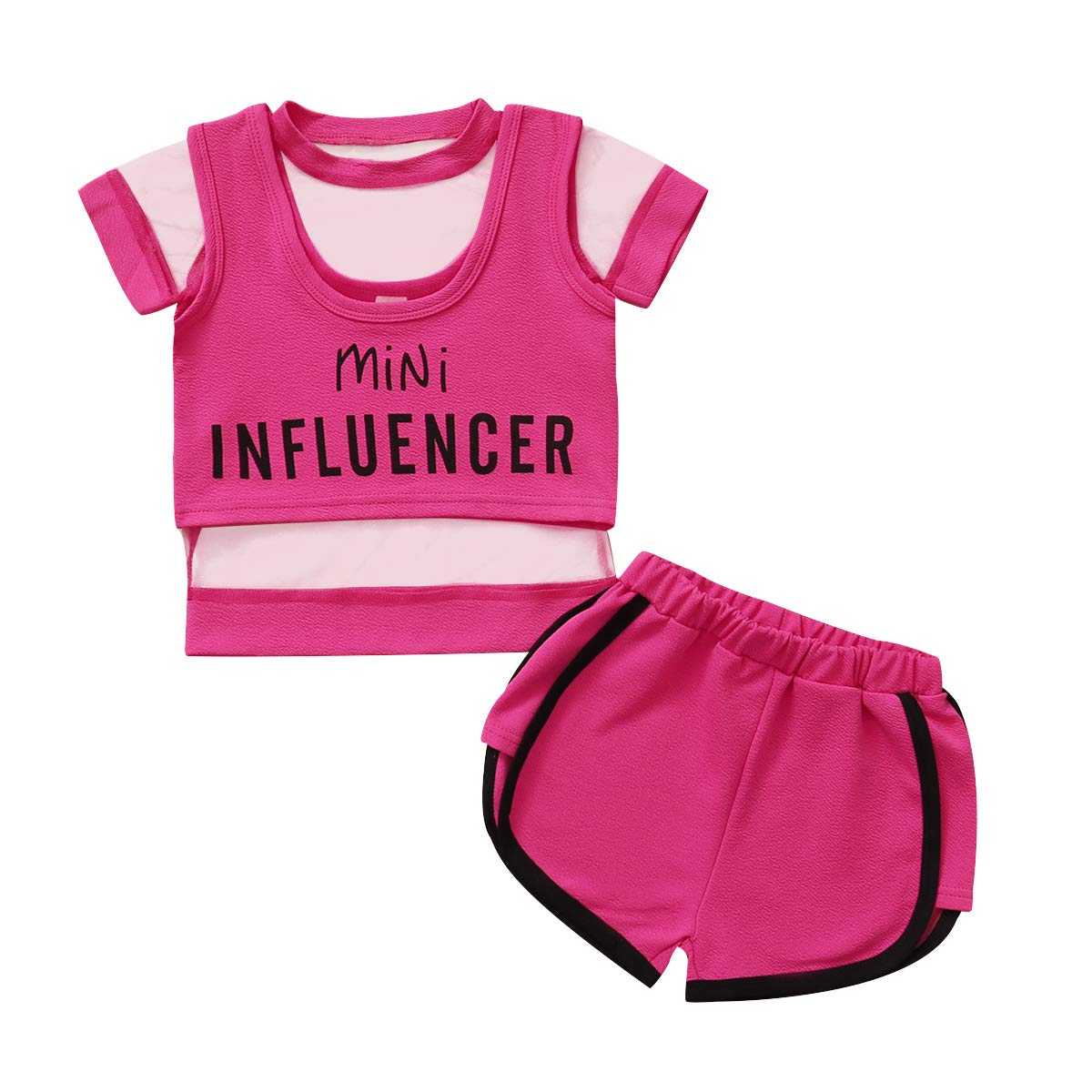 **Cute Leopard Print Toddler Girl Summer Outfit - Sleeveless Tank Top, Sweat Shorts & Headband Set | Playtime, Beach & Casual Wear**