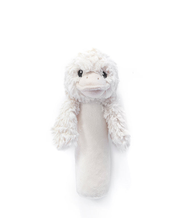 Bill the Duck & Stick Rattle - Fun Baby Teether Toy for Soothing Gums & Early Learning - Perfect for Playtime, Travel & Sensory Development