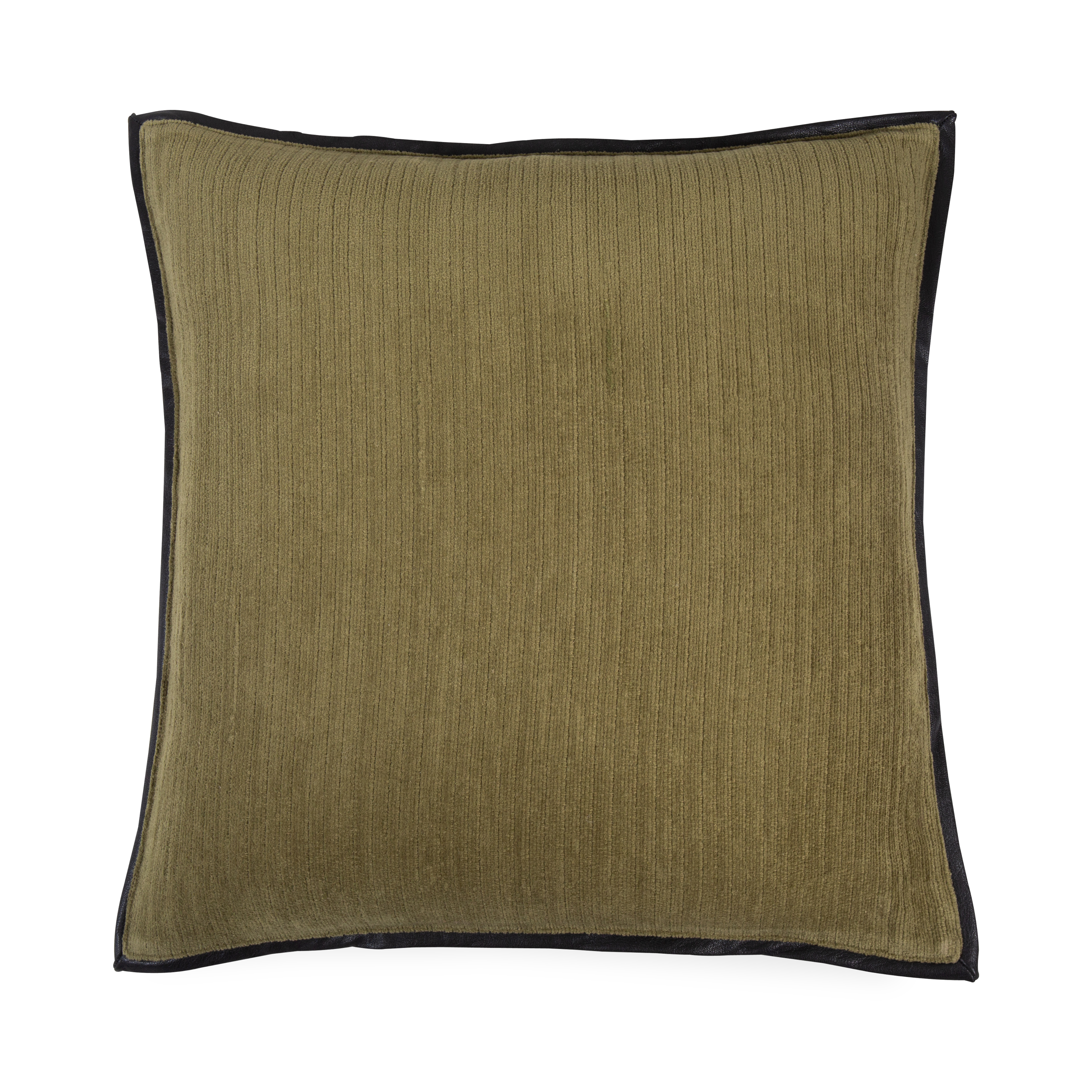 Premium Leather Border Pillow - Soft & Stylish Decorative Throw Pillow for Couch, Sofa & Bed - Perfect for Living Room, Bedroom & Home Decor