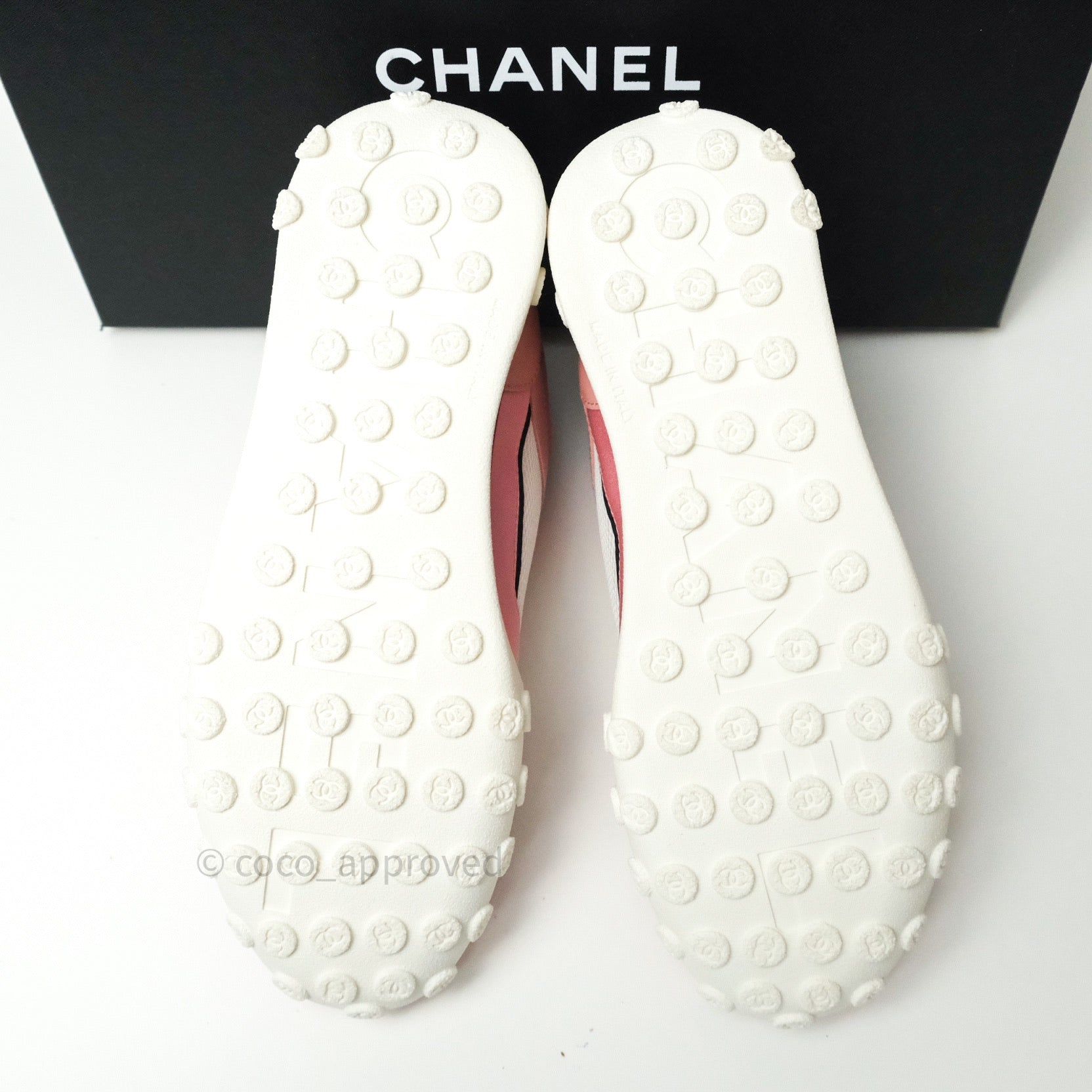 Chanel CC Logo Sneakers in Pink - Women's Size 38 | Luxury Fashion Shoes for Casual Wear & Street Style Outfits