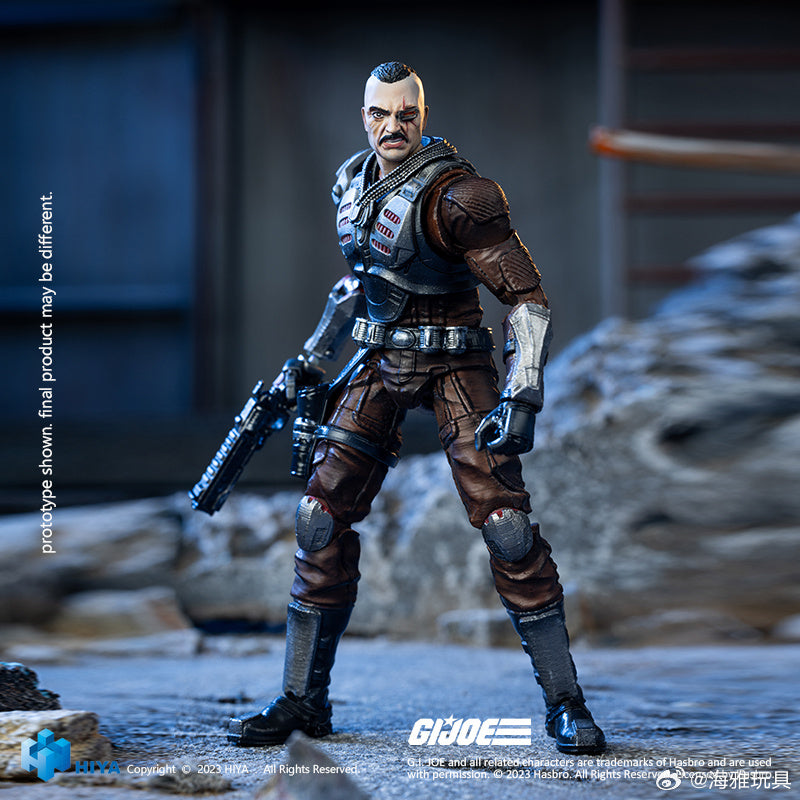 1/18 Scale HIYA 4-Inch Action Figure - Exquisite Mini Series G.I.Joe Major Bludd Collectible Toy for Display & Play | Perfect for Collectors, Gift Giving & Role-Playing Scenes