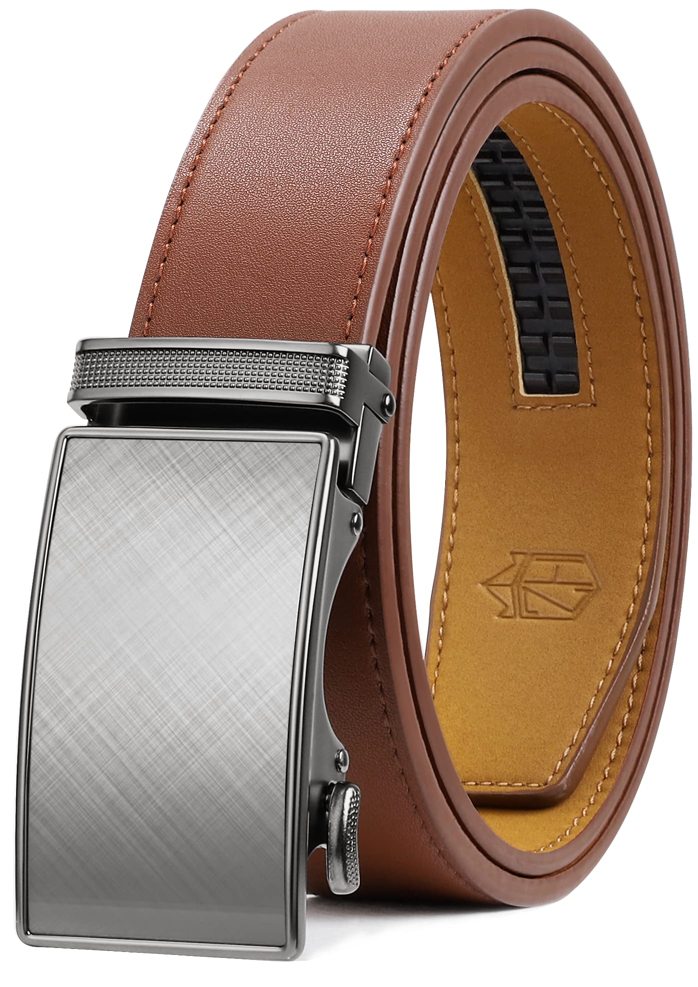 Premium Men's Ratchet Dress Belt - 1 3/8
