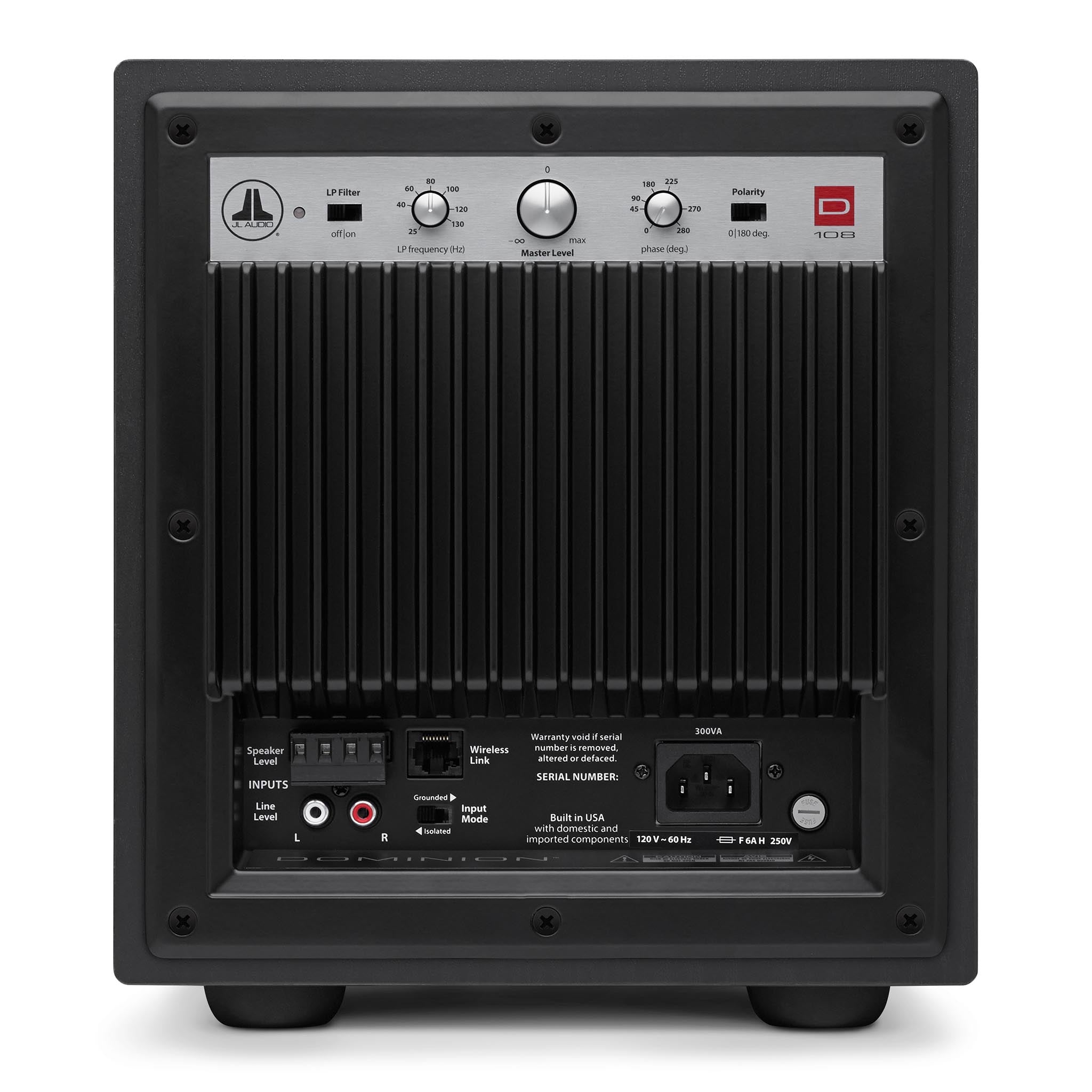 JL Audio Dominion d108 8-Inch Car Subwoofer - High Performance Bass for Car Audio Systems | Perfect for Trucks, SUVs & Custom Car Installations