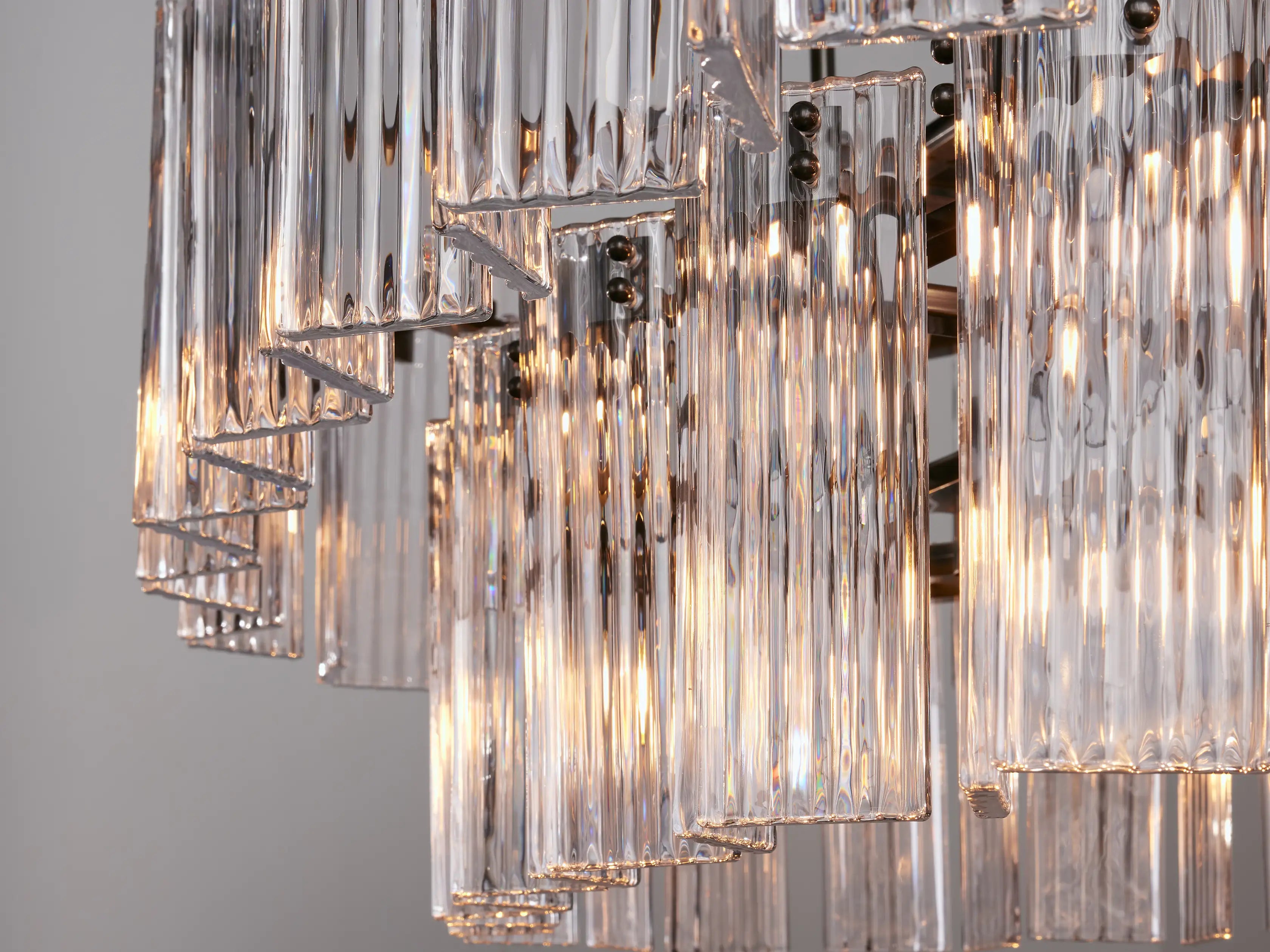 Delsie Oval Chandelier 51'' 63'' 72'' - Modern Crystal Ceiling Light Fixture for Dining Room, Living Room & Bedroom Lighting