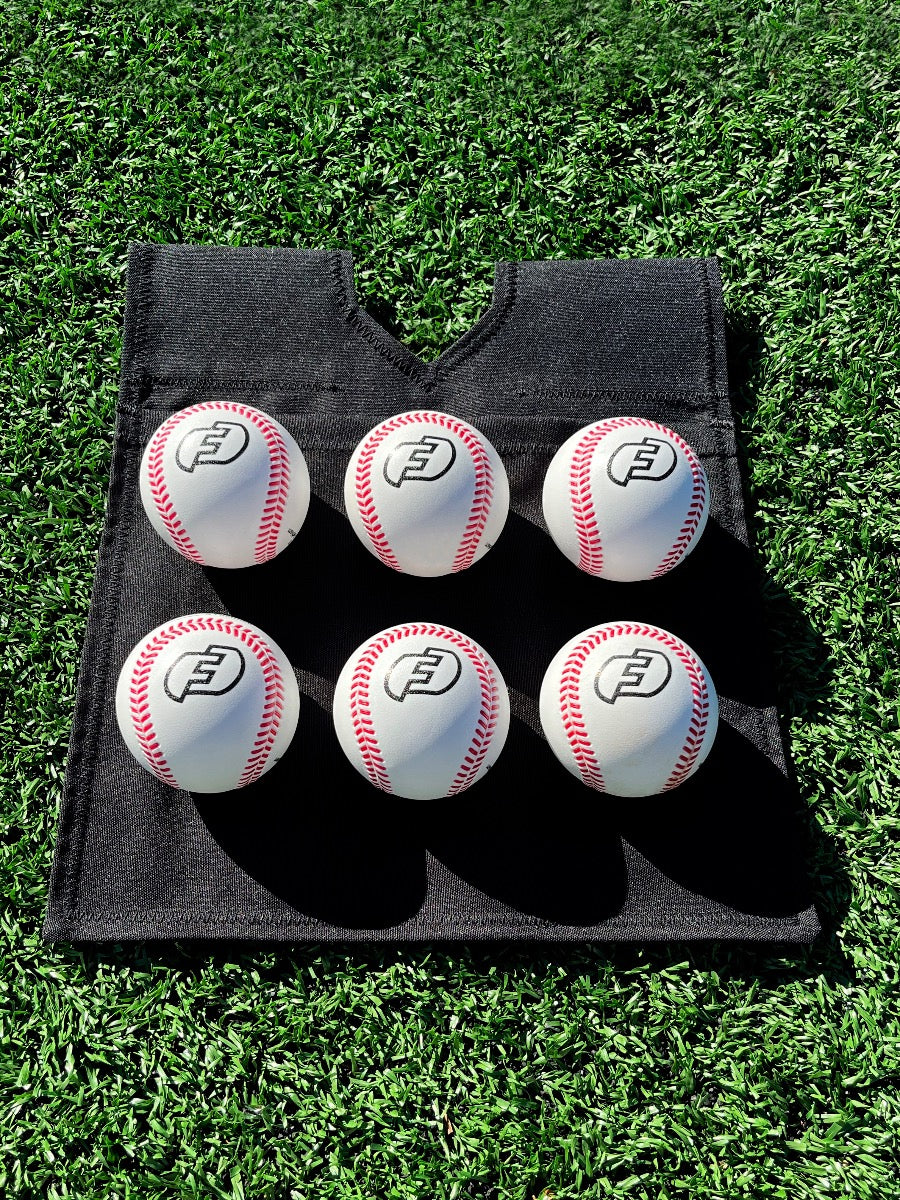 FORCE3 Dry Lo Umpire Ball Bag with Inside Pockets - Durable Baseball Umpire Gear for Games & Practices - Perfect for Organizing Baseballs, Accessories & Equipment