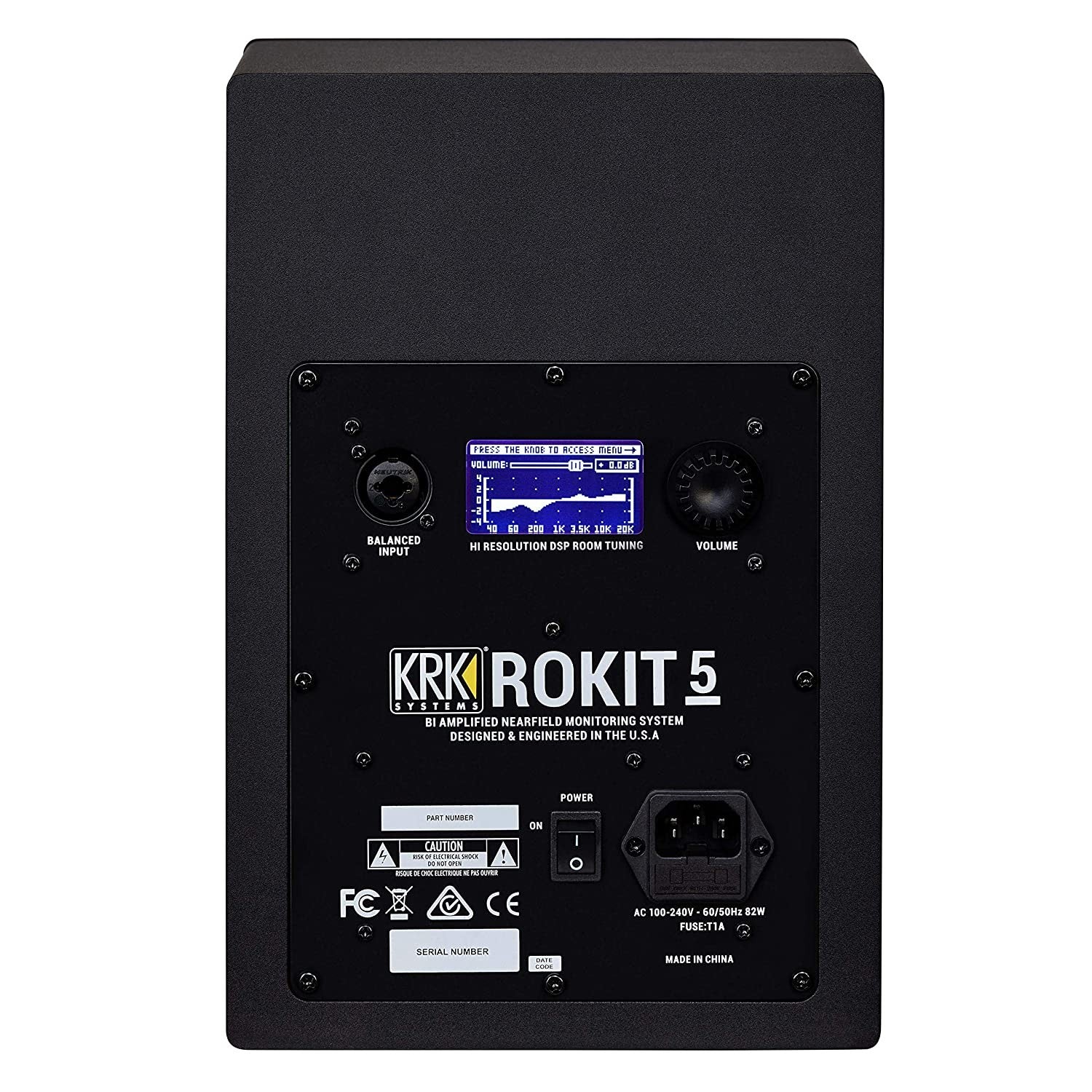 KRK RP5 Rokit 5 G4 Studio Monitor - Professional 5-inch Powered Speakers for Music Production, DJing & Home Recording Studios (Pair) | Perfect for Home Studios, Podcasting & Audio Mixing