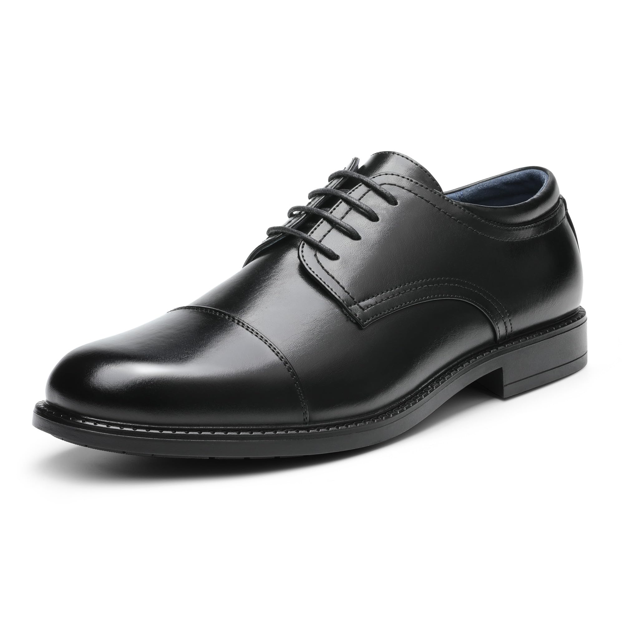 Bruno Marc Men's Classic Oxford Dress Shoes - Lace Up Formal Cap Toe Business Shoes for Office, Wedding & Special Occasions