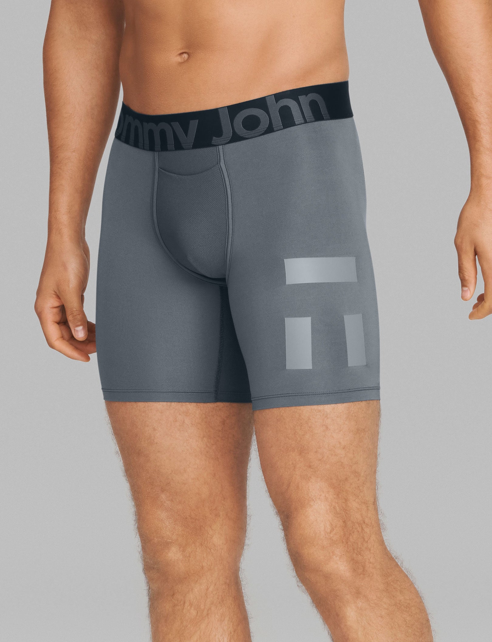 Premium TJ Mid-Length Boxer Briefs (3-Pack) - Soft, Breathable & Comfortable Underwear for Men - Perfect for Workout, Travel & Everyday Wear