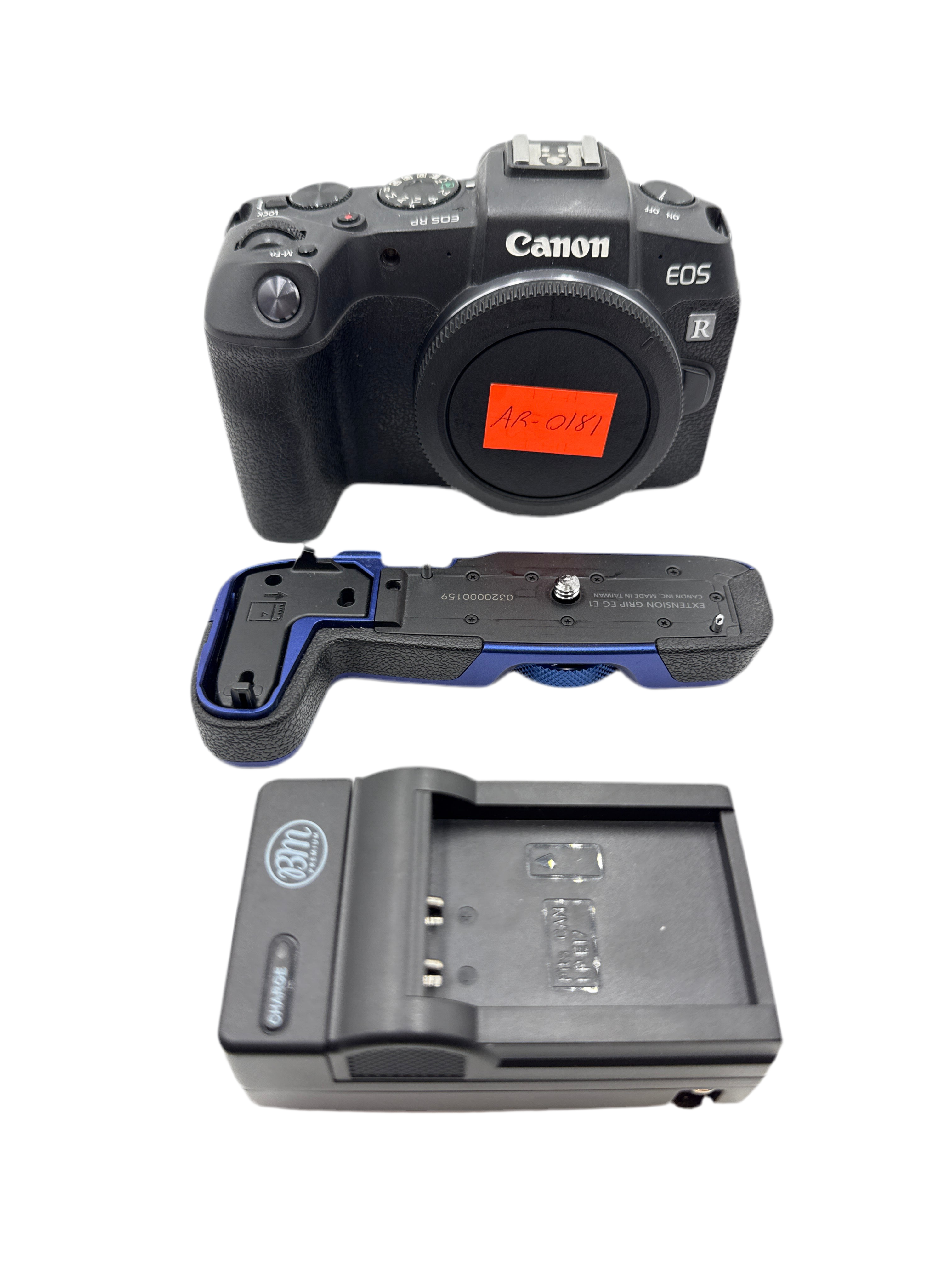 Canon EOS RP Mirrorless Camera Body with Canon EG-E1 Hand Grip (Blue) - Full Frame RF Mount, 26.2MP, 4K Video | Perfect for Travel Photography, Vlogging & Professional Portraits