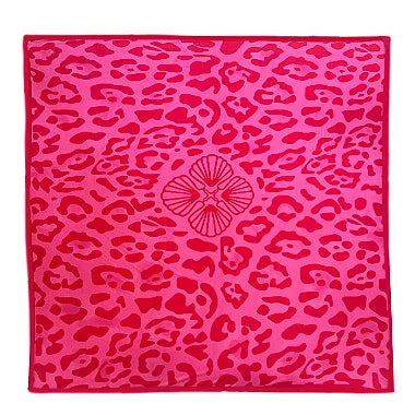 Stylish Pink Glow Jaguar Swim Sarong Pareo - Beach Cover Up for Women, Lightweight & Quick Dry, Perfect for Pool, Vacation & Summer Outfits