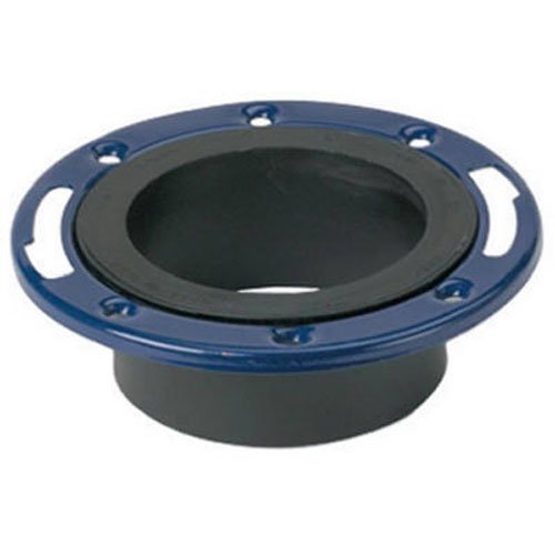 ANVIL INTERNATIONAL 52229 4-Inch Adjustable Closet Flange for Toilet Drain Pipe Installation - Perfect for Bathroom Renovation and Plumbing Repairs