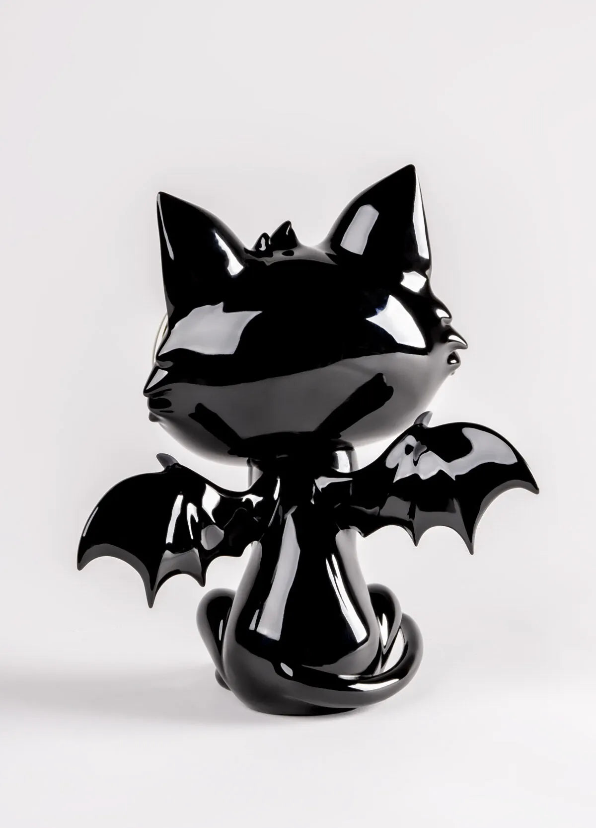 Little Devil Cat Sculpture by Javier Calleja - Cute Art Figurine for Home Decor, Office Display & Gift Giving