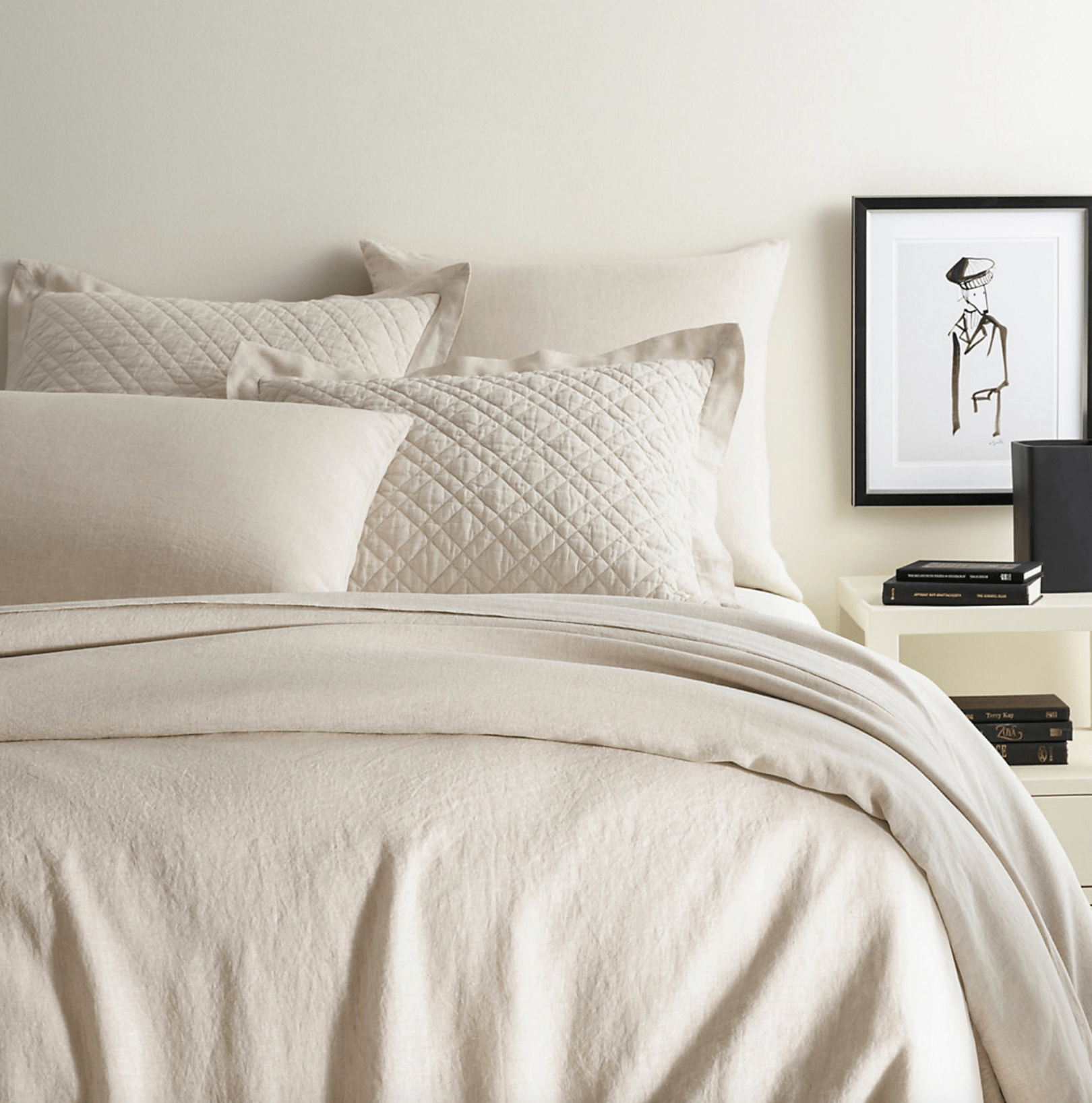 Premium Washed Linen Sham Pillowcase - 100% Natural Breathable Fabric for Bedroom Decor & Cozy Sleep - Perfect for Master Bedroom, Guest Room or Vacation Home