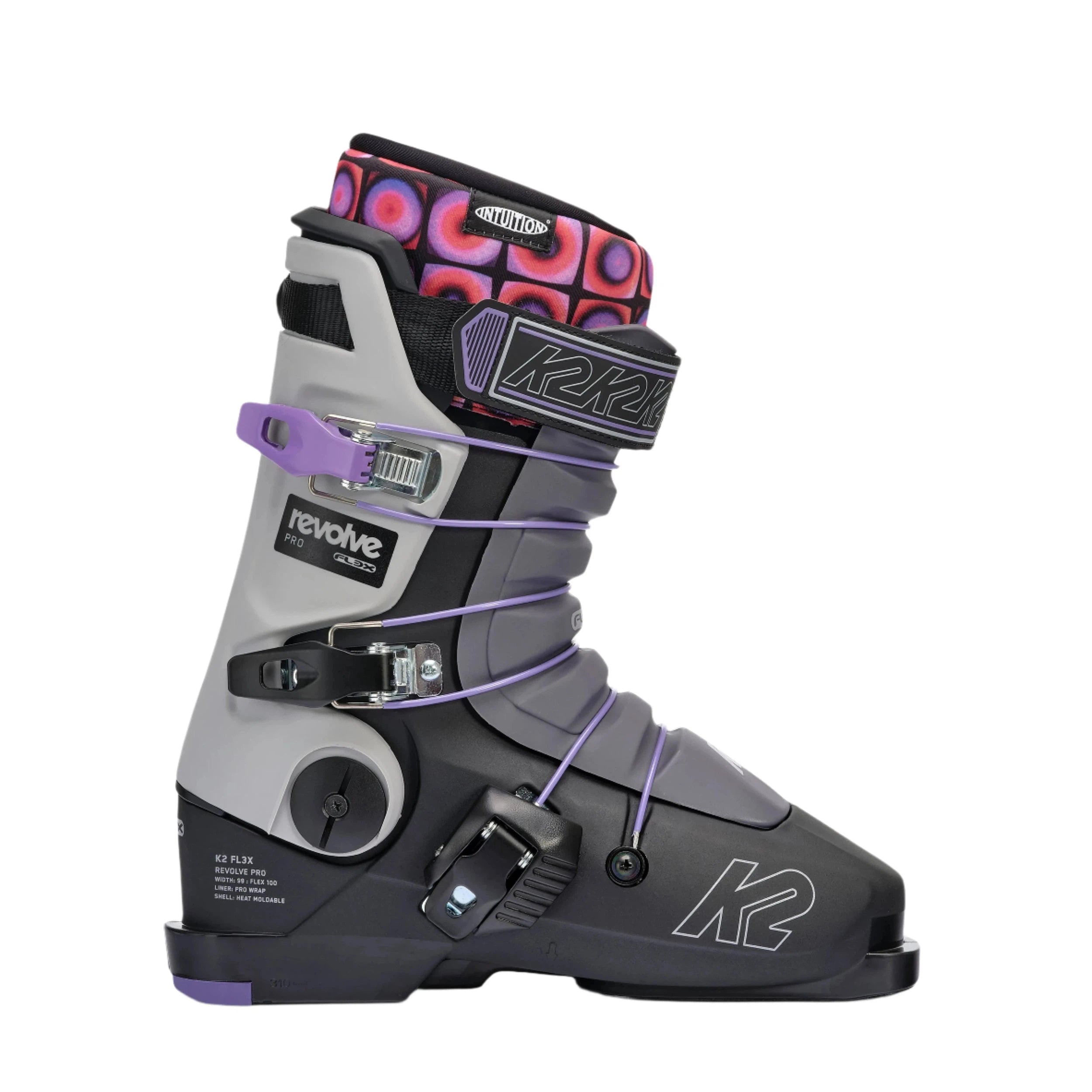 K2 Revolve Pro Ski Boots 2025 - High-Performance Ski Boots for Men & Women - Perfect for Downhill, Freeride & All-Mountain Skiing