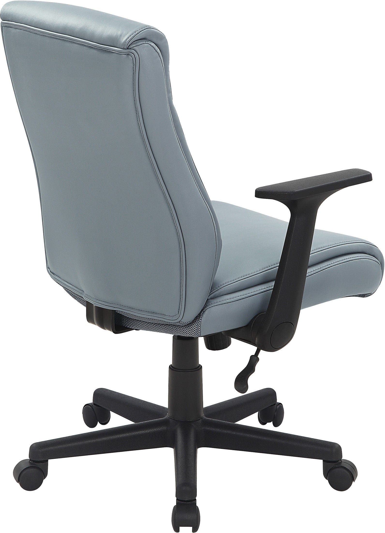 Office Star Mid Back Managers Chair with Flip Away Arms [FL91201] - Ergonomic Office Chair for Comfort & Support, Ideal for Home & Business Workspaces