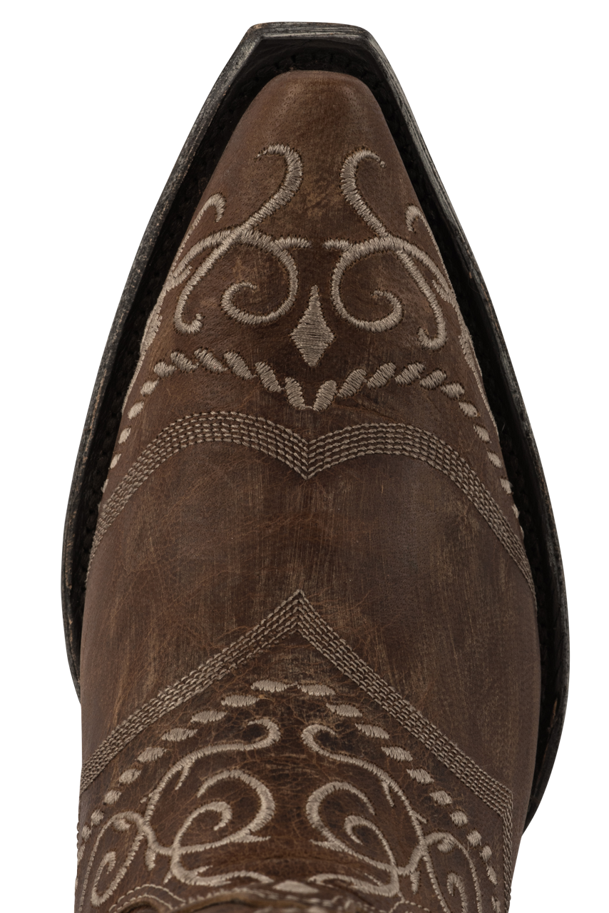 Old Gringo Sintra Oryx Cowgirl Boots for Women - Genuine Leather Western Boots with Comfortable Fit - Perfect for Country Dancing, Rodeo Events & Casual Wear (Brown)